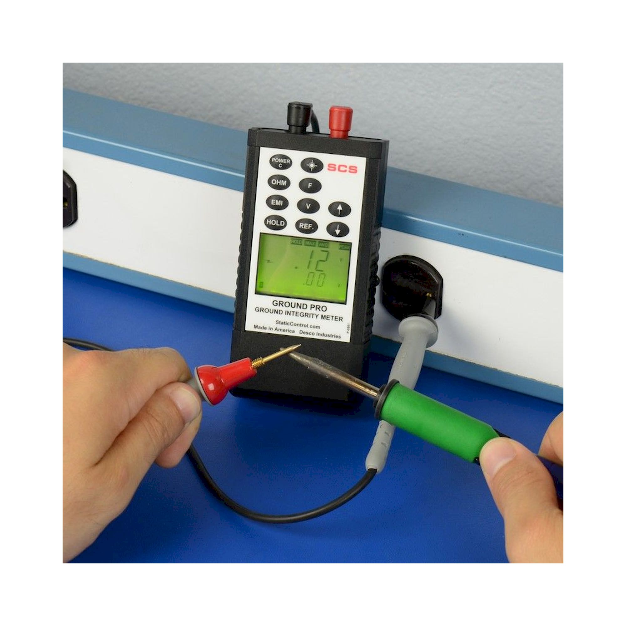 Ground Pro Meter pour controler l'impedance de terre et les sources EOS - Desco CTM051
