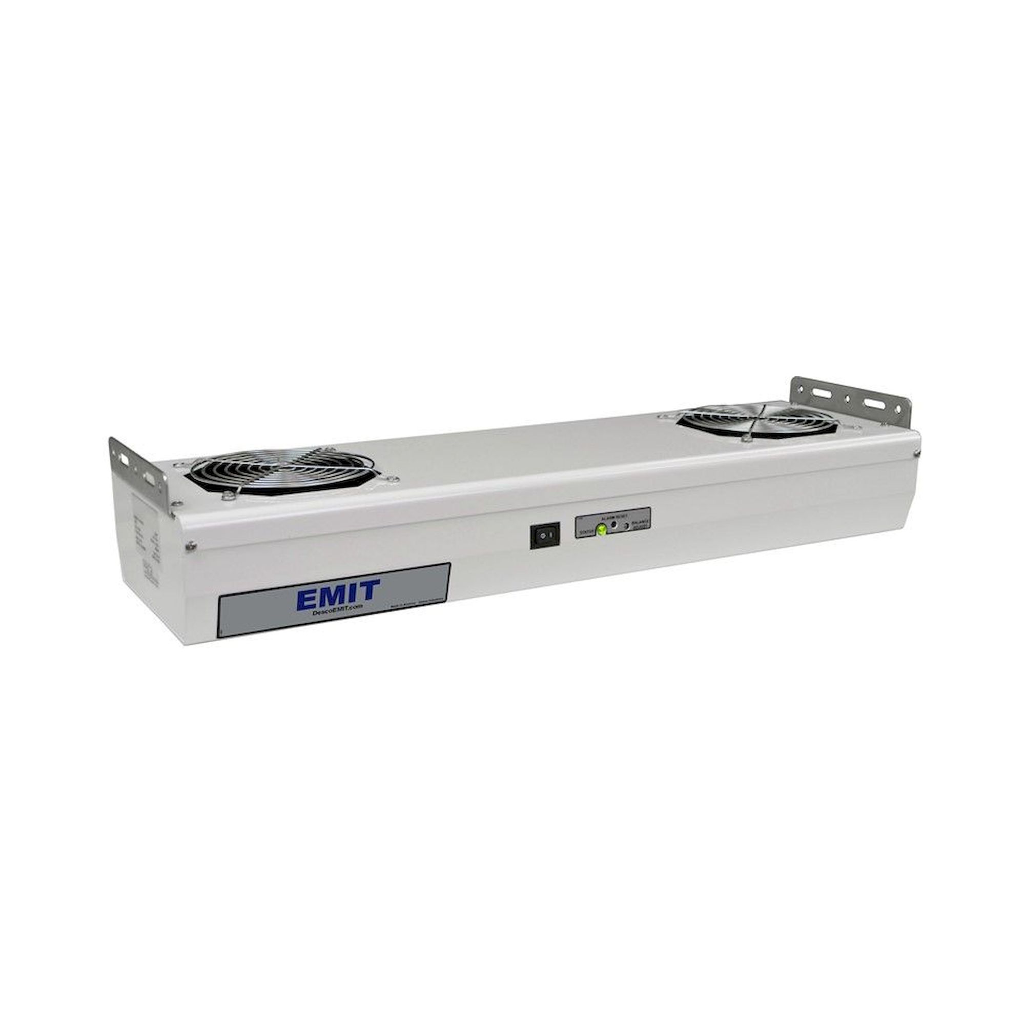 Ioniseur de plafond Chargebuster à 2 ventilateurs avec éclairage, 220 V CA - Desco 50602
