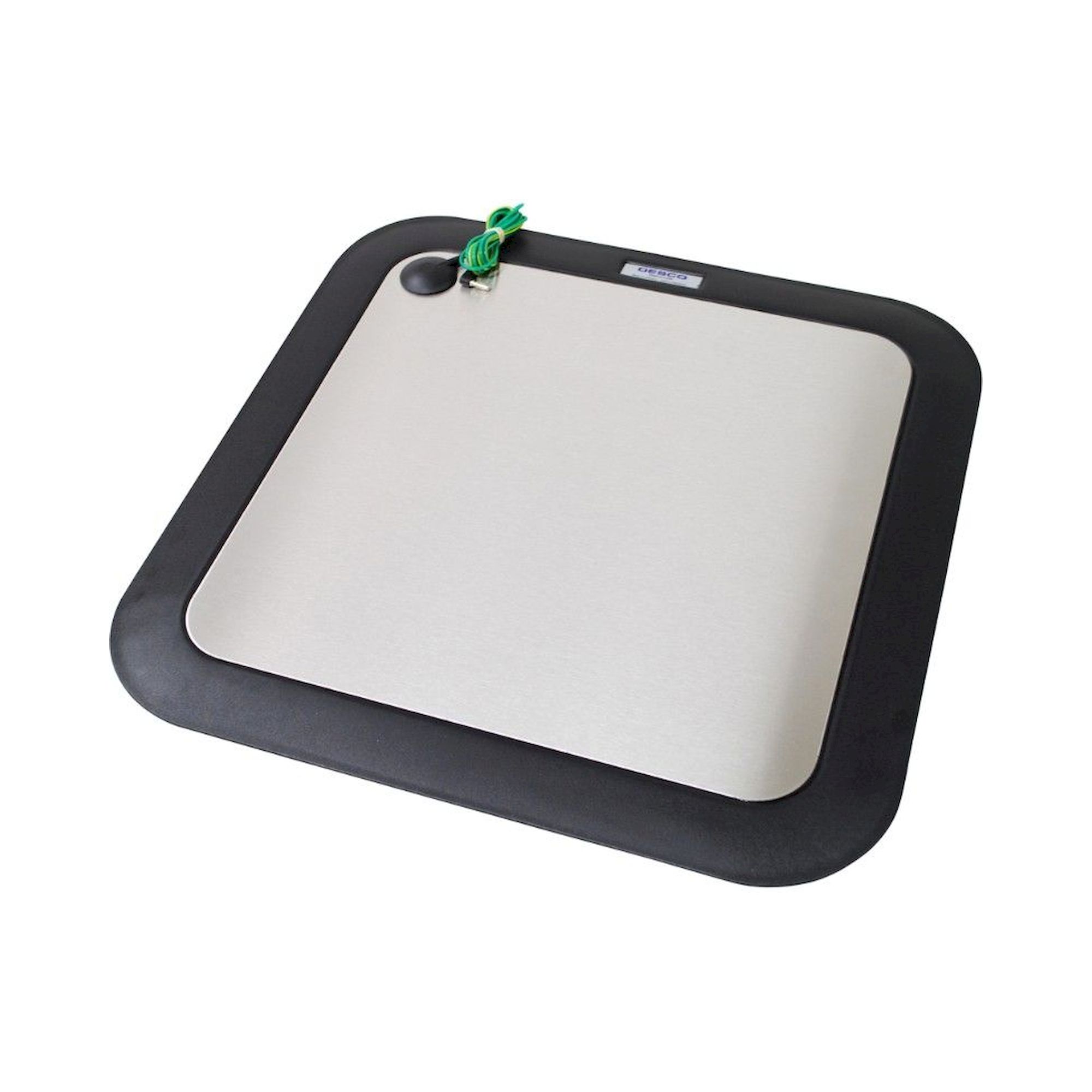 DESCO 99013. Stainless Steel Foot Plate with Molded Base