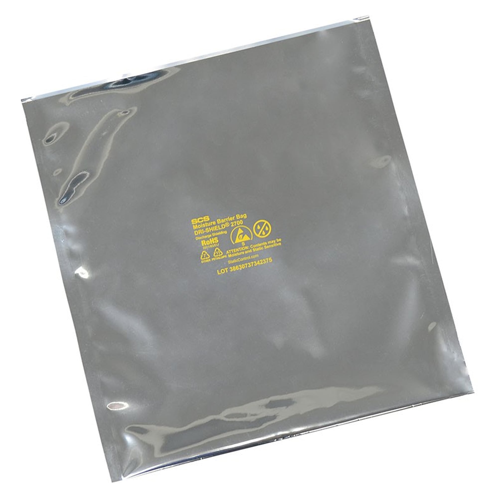 Sachet barrière à l'humidité Dri-Shield 2700, 405 x 455 mm, blindage ESD, lot de 100 - Desco D271618