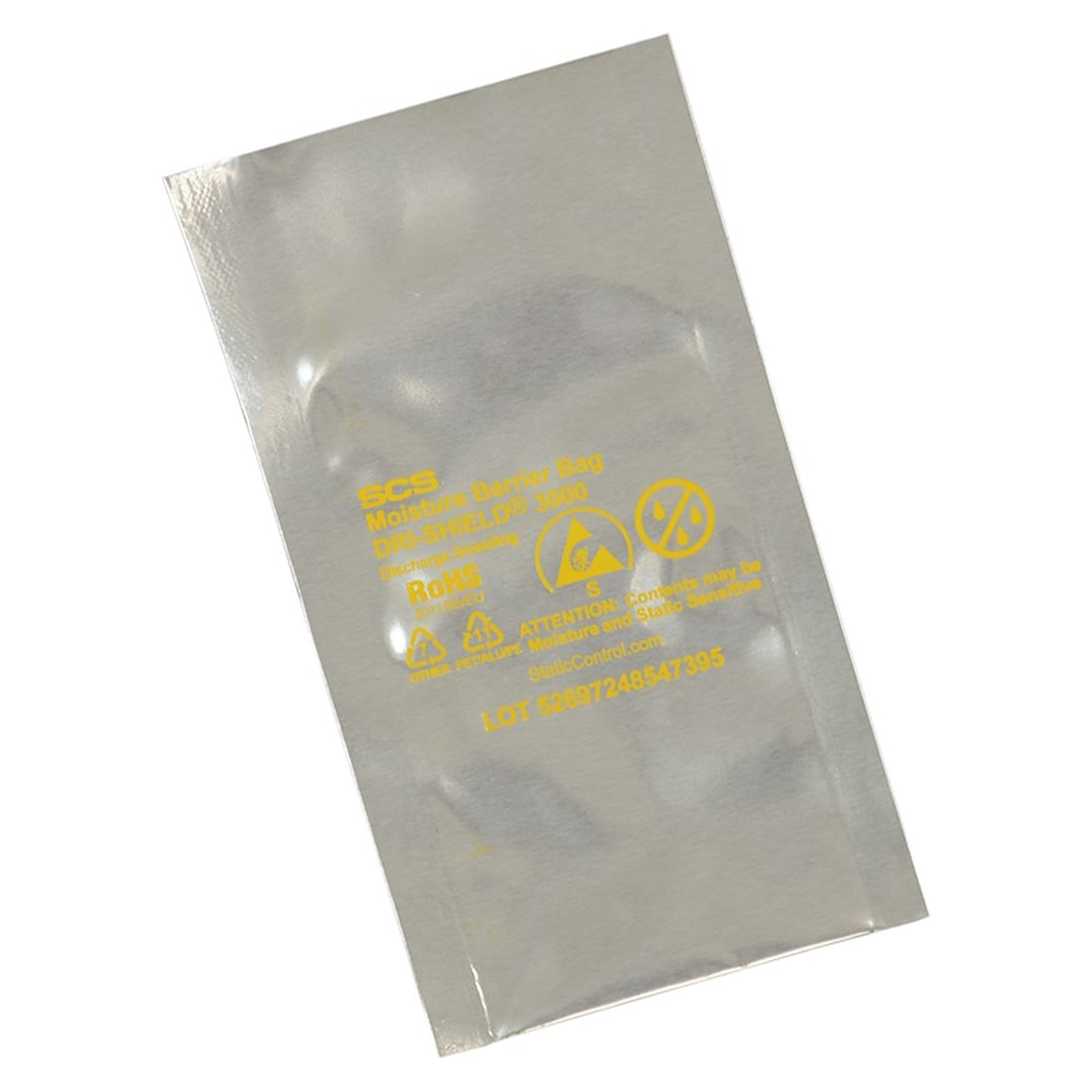 Sachet barrière à l'humidité Dri-Shield 3000, 125 x 152 mm, blindage ESD, lot de 100 - Desco D3056