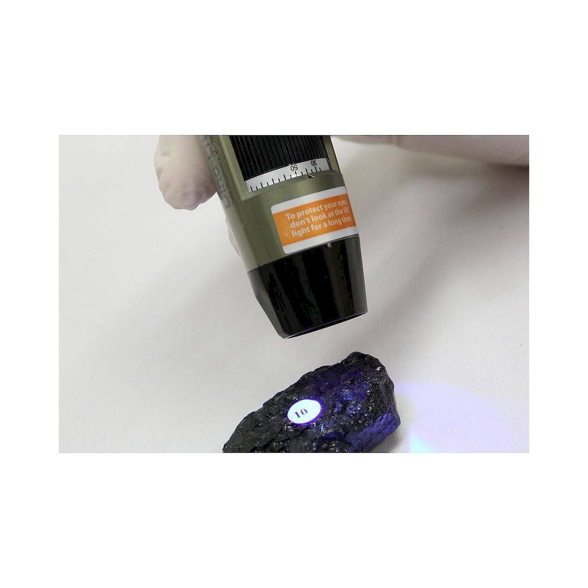 Microscope USB à fluorescence 1,3 MP 10-70x et 200x UV 375nm - Dino-Lite AM4113FVT2