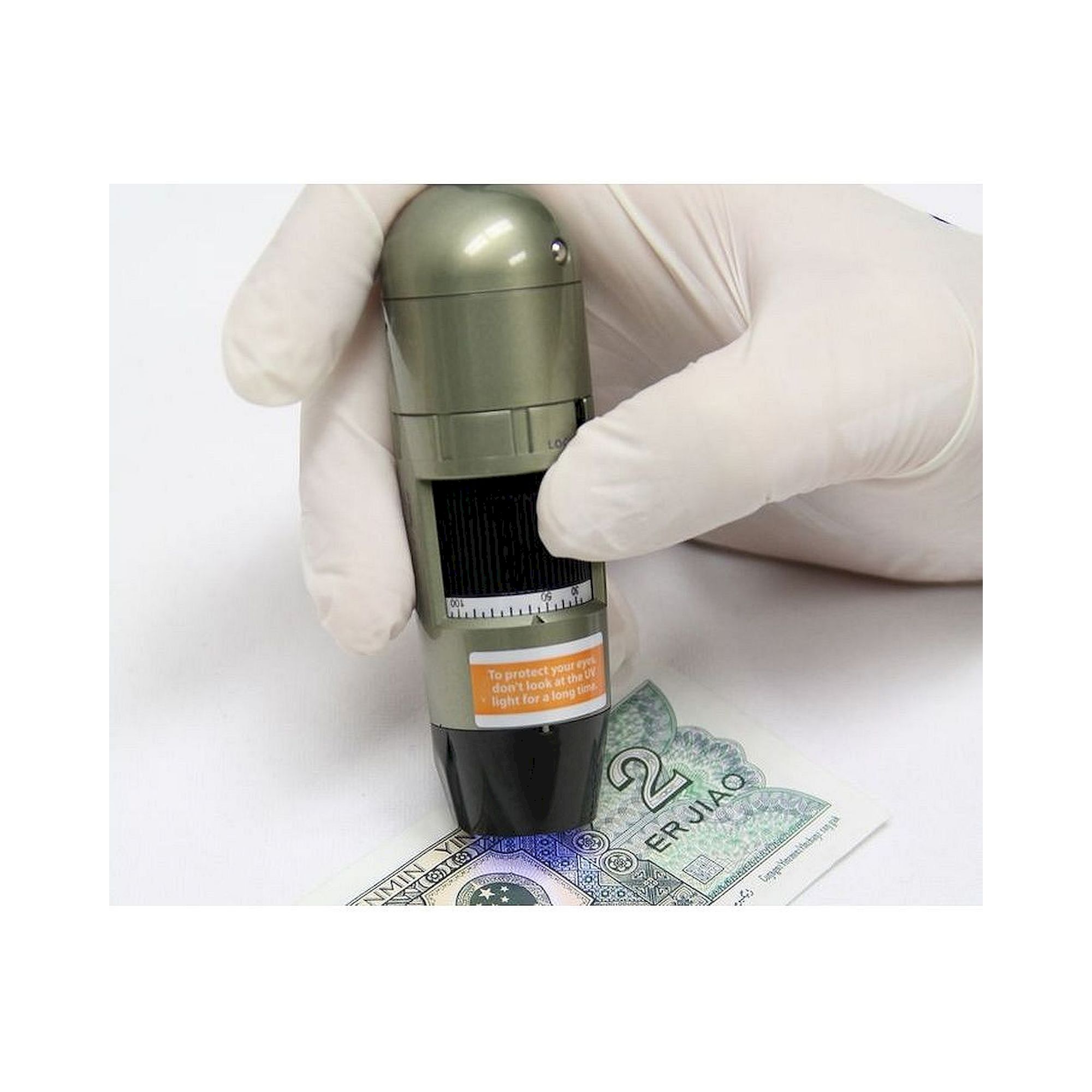 USB Microscope 1.3 MP 10-70x 200x Switchable White and UV 375nm - Dino-Lite AM4113T-FV2W
