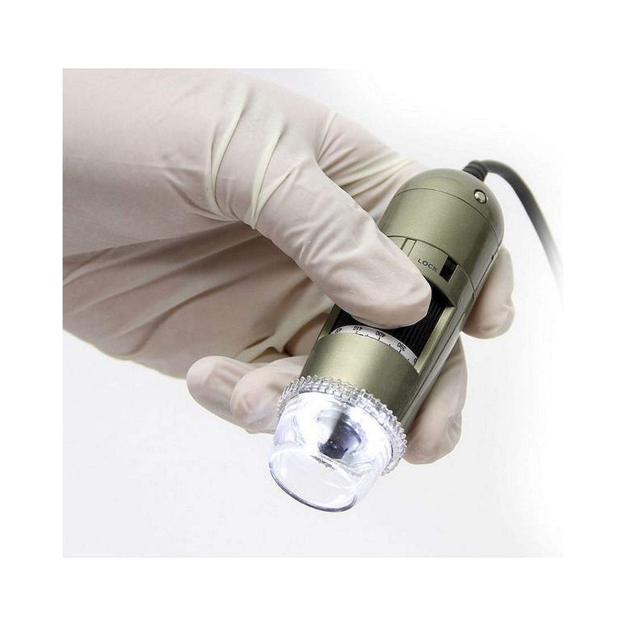 Microscope USB portatif 1,3 MP 430-470x avec polariseur - Dino-Lite AM4113ZT4