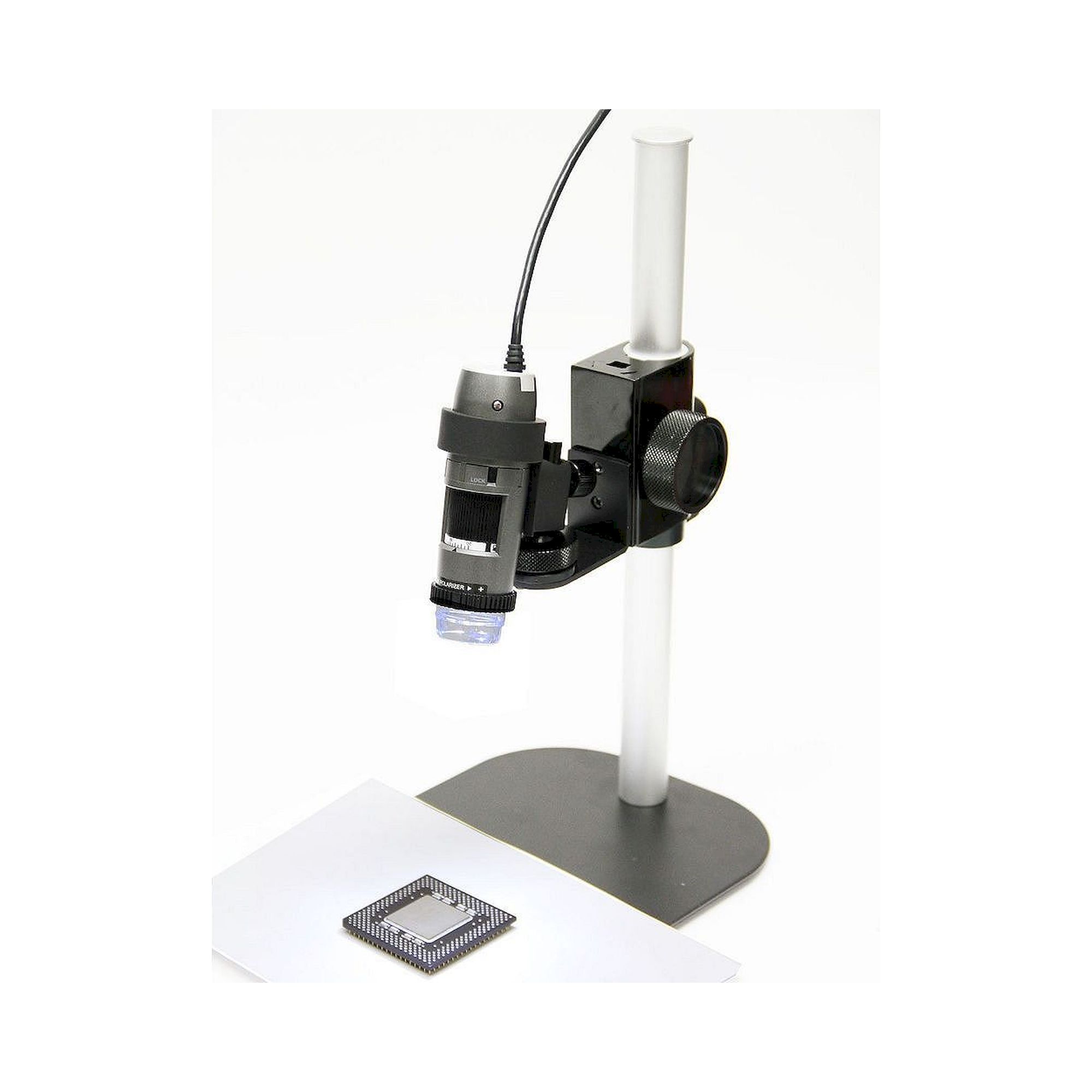USB Edge Microscope 1.3 MP 20-220x with Polarizer - Dino-Lite AM4115ZT