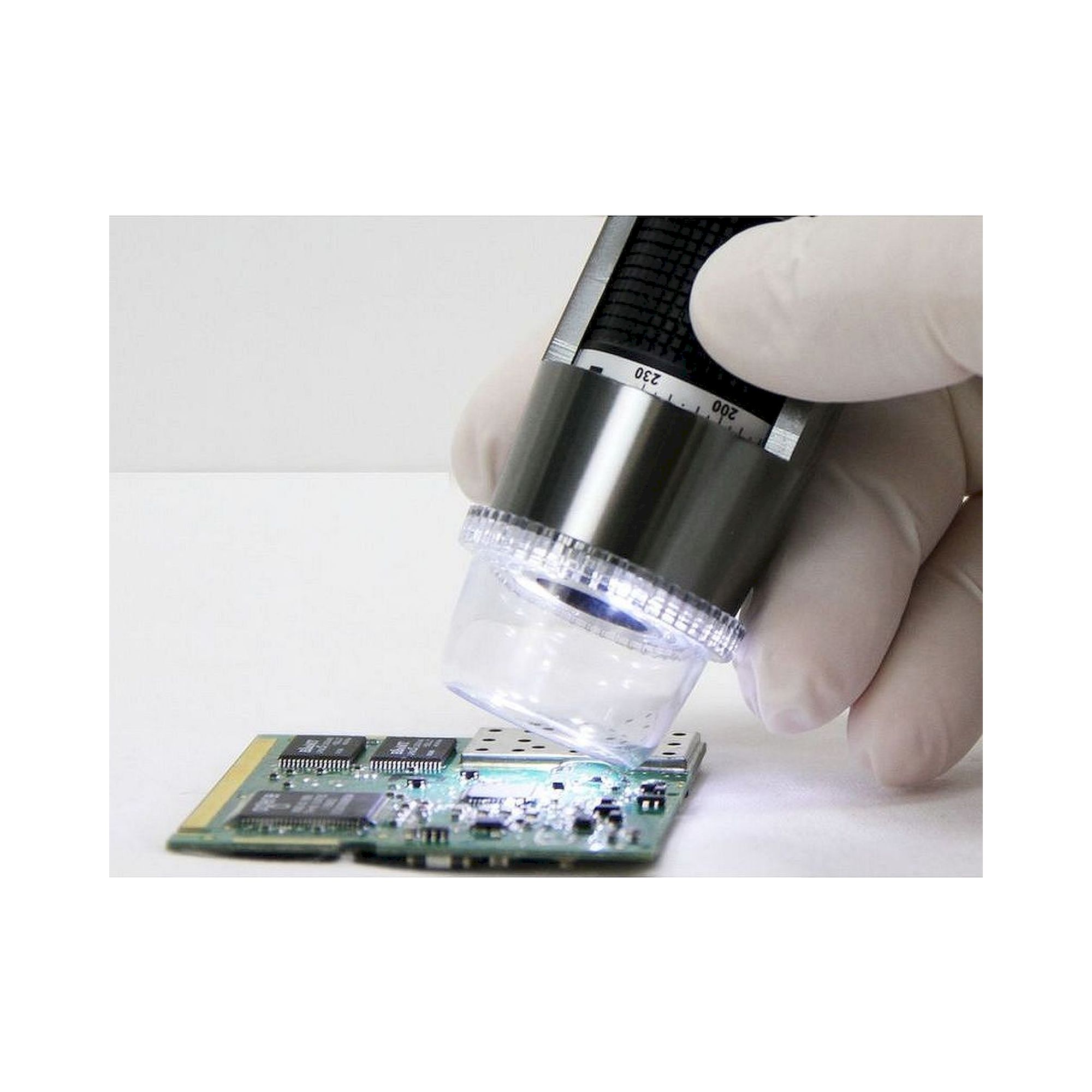 USB-Handmikroskop 5 MP 10-70x & 200x mit Polfilter - Dino-Lite AM7013MZT