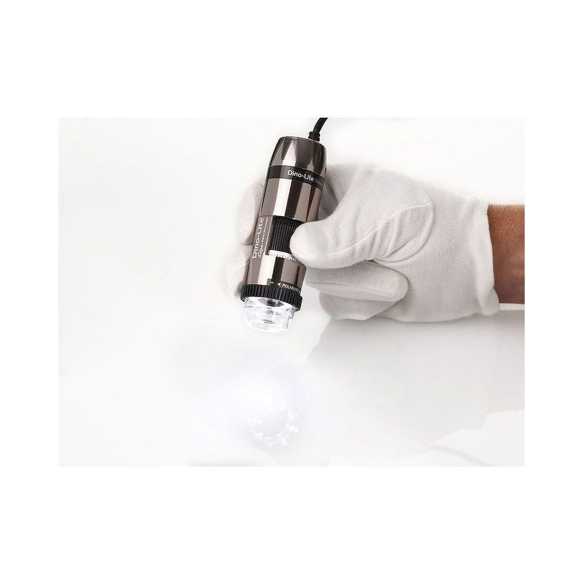 USB-Edge-Mikroskop 5 MP 20-220x mit Polfilter und FLC - Dino-Lite AM7115MZT