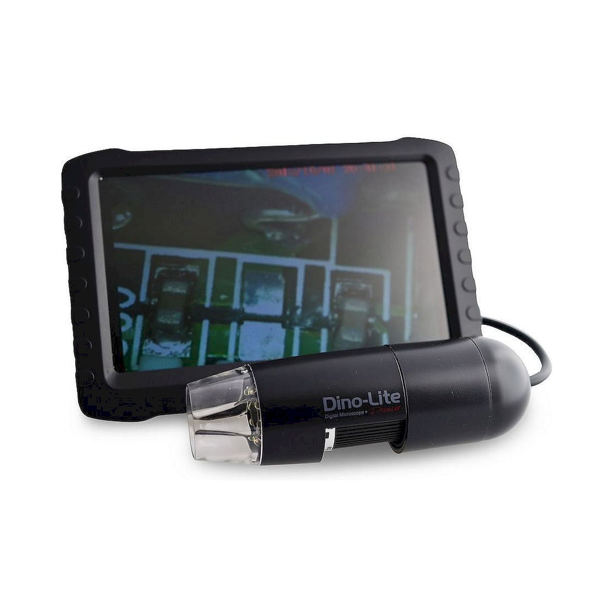 Mobile Digital Microscope 1.3 MP 10-90x LWD with 5-inch Recorder - Dino-Lite AMK4112TL-D15