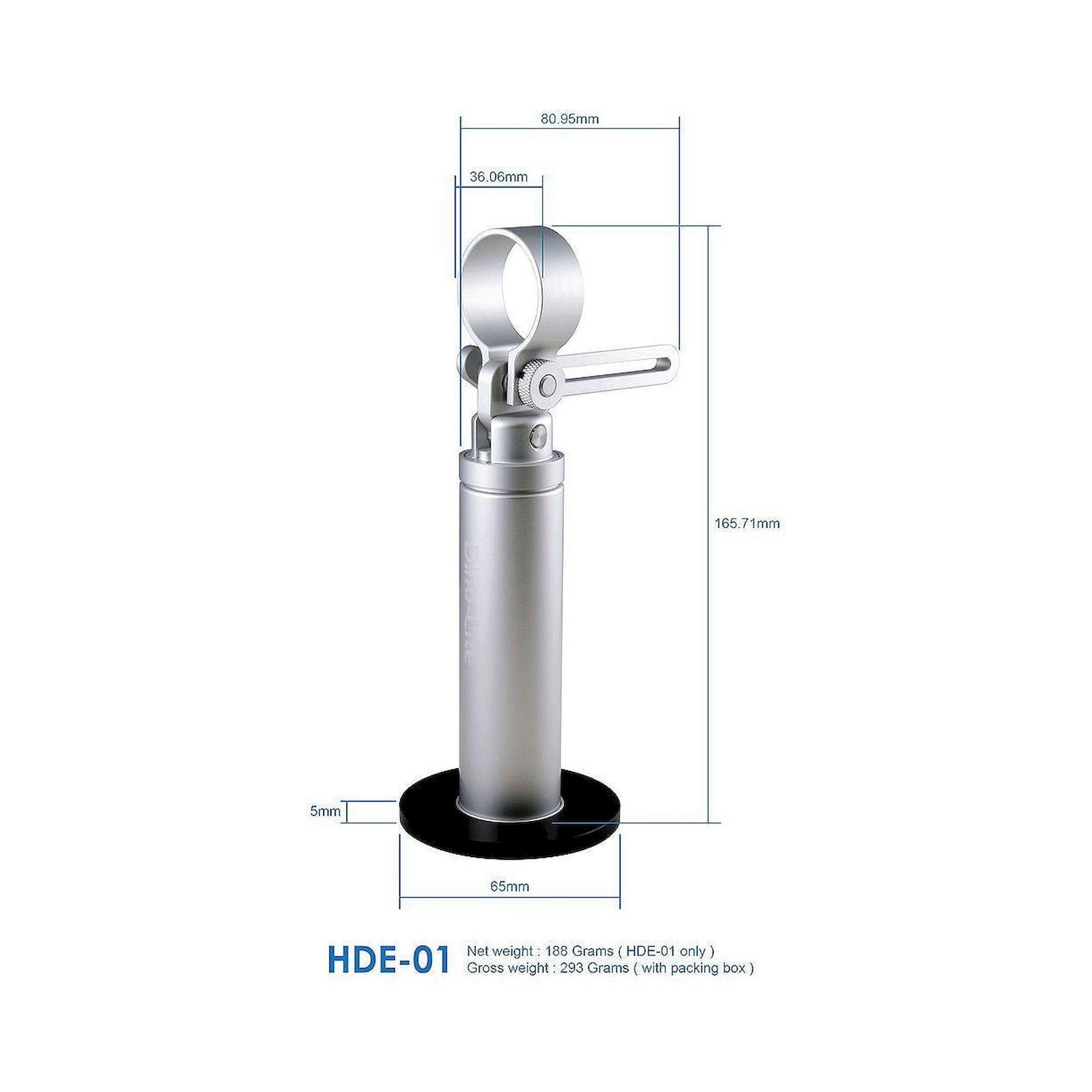 Aluminiumgriff für ergonomische Handführung der Mikroskope - Dino-Lite HDE-01