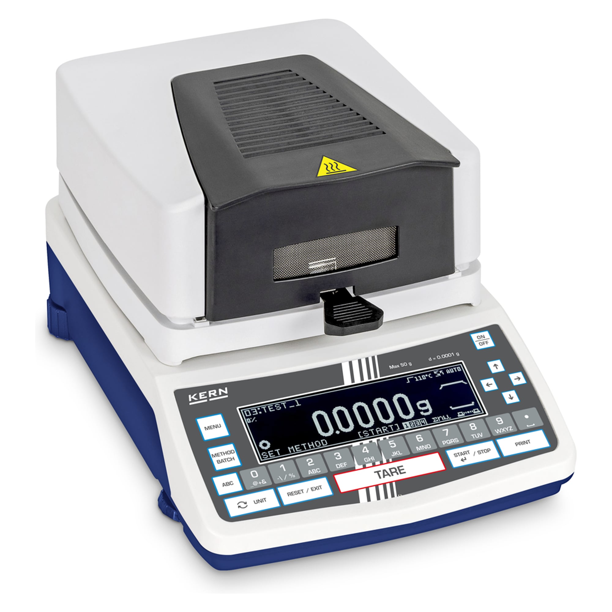 Feuchtebestimmer 50 g Ablesbarkeit 0,0001 g - KERN DIS 50-4
