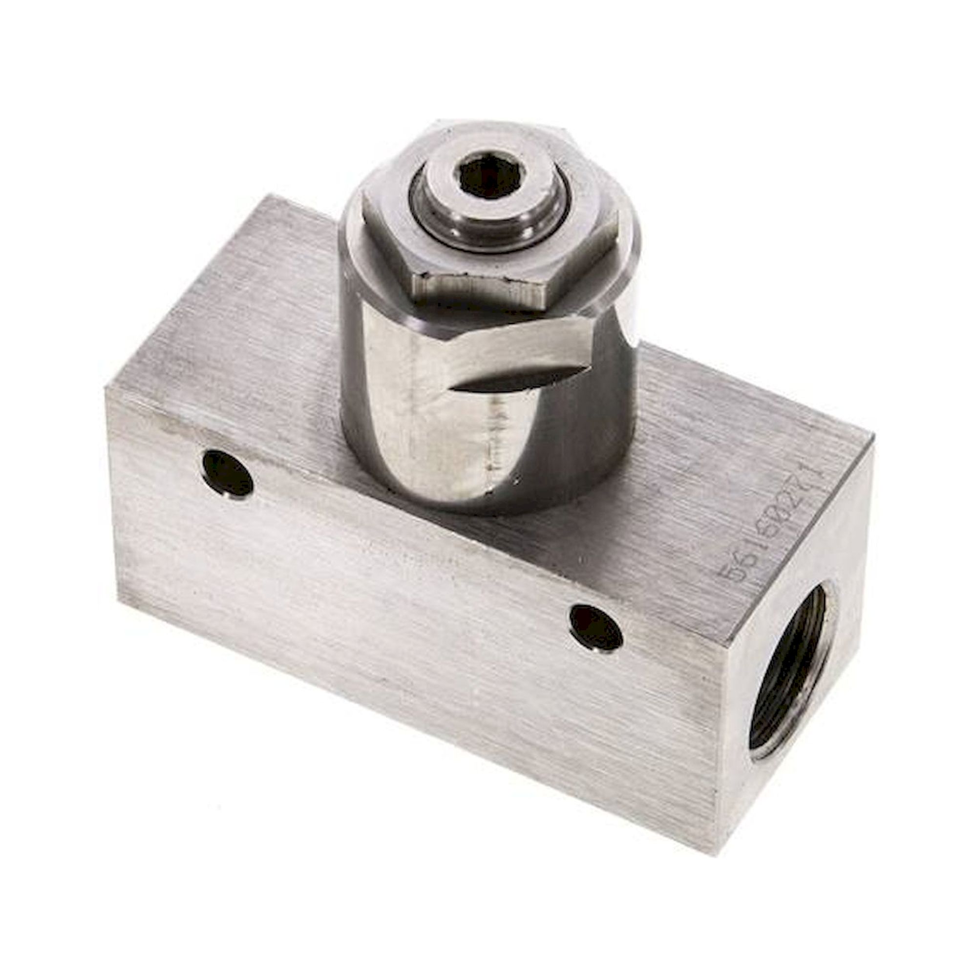 DR 12 ES. Drosselrückschlagventil, G 1/2", Edelstahl