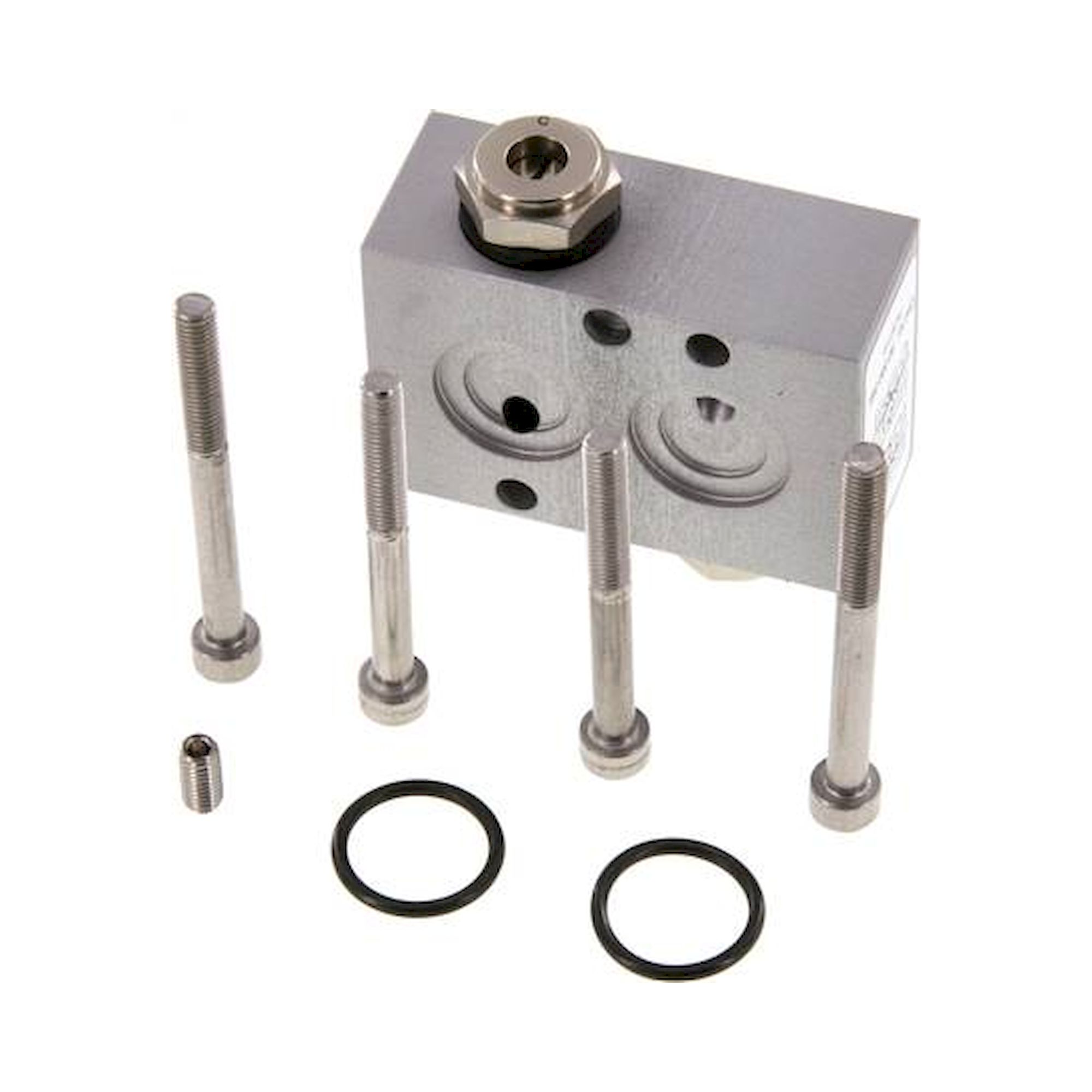 DR NAMUR. NAMUR Adapterplatte, 5/2-Wege Drosselfunktion beidseitig