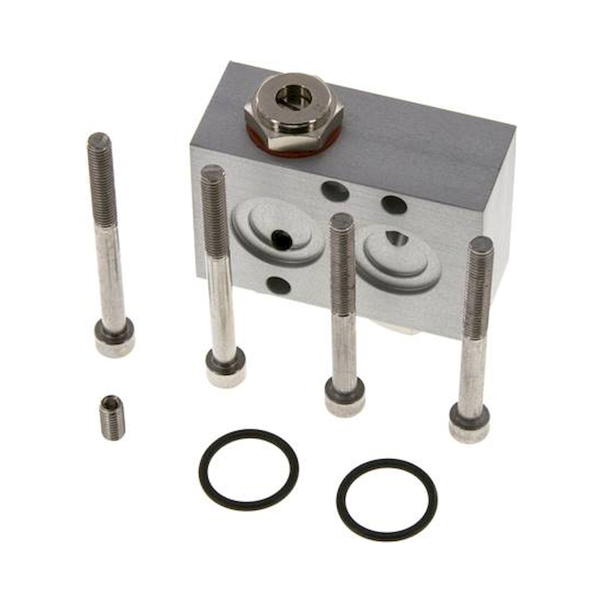 DR NAMUR FS. NAMUR Adapterplatte, 3/2-Wege Drosselfunktion für Abluft der druckbeaufschlagten Seite