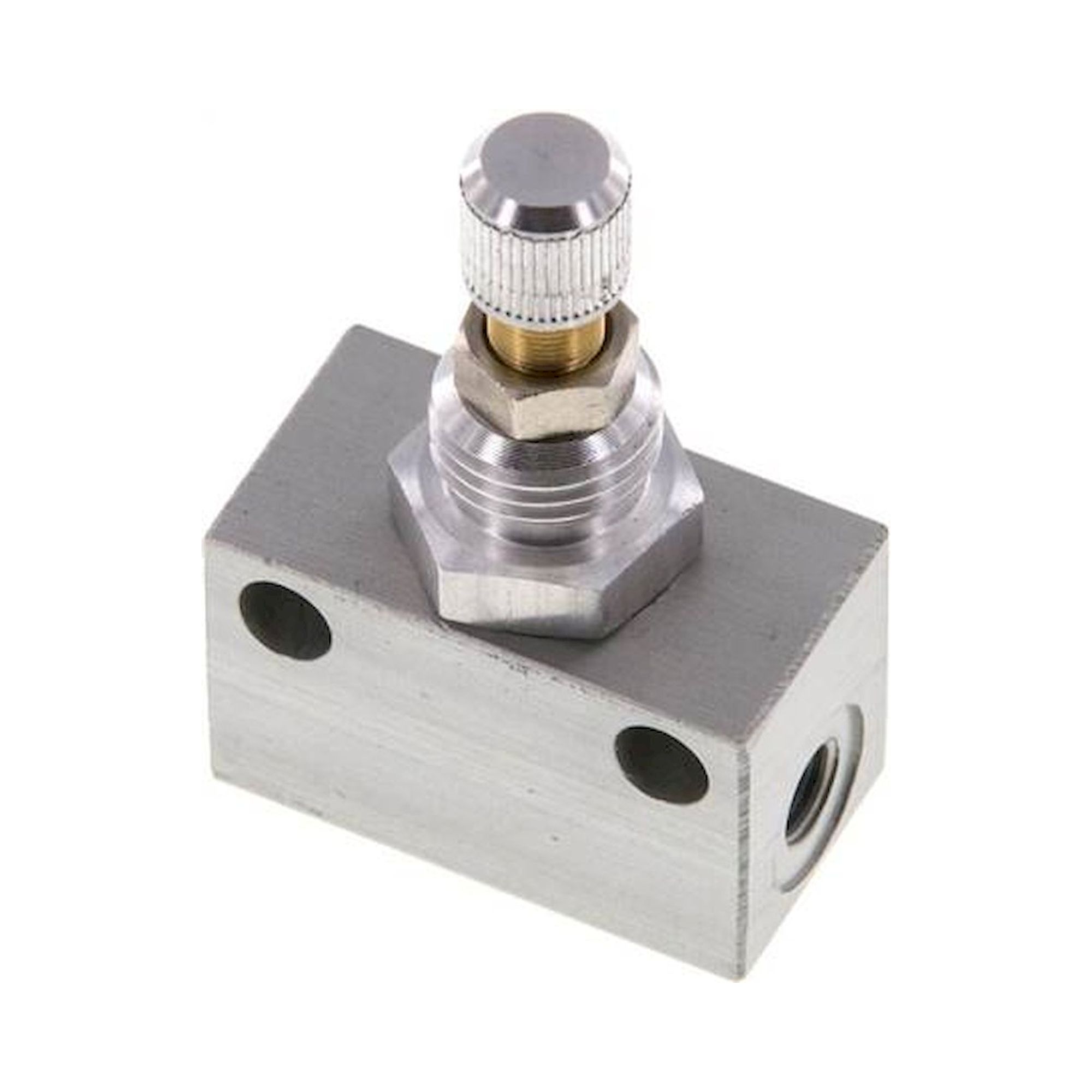 DRVE 25 E. Block-Drosselrückschlagventil, M 5, Standard