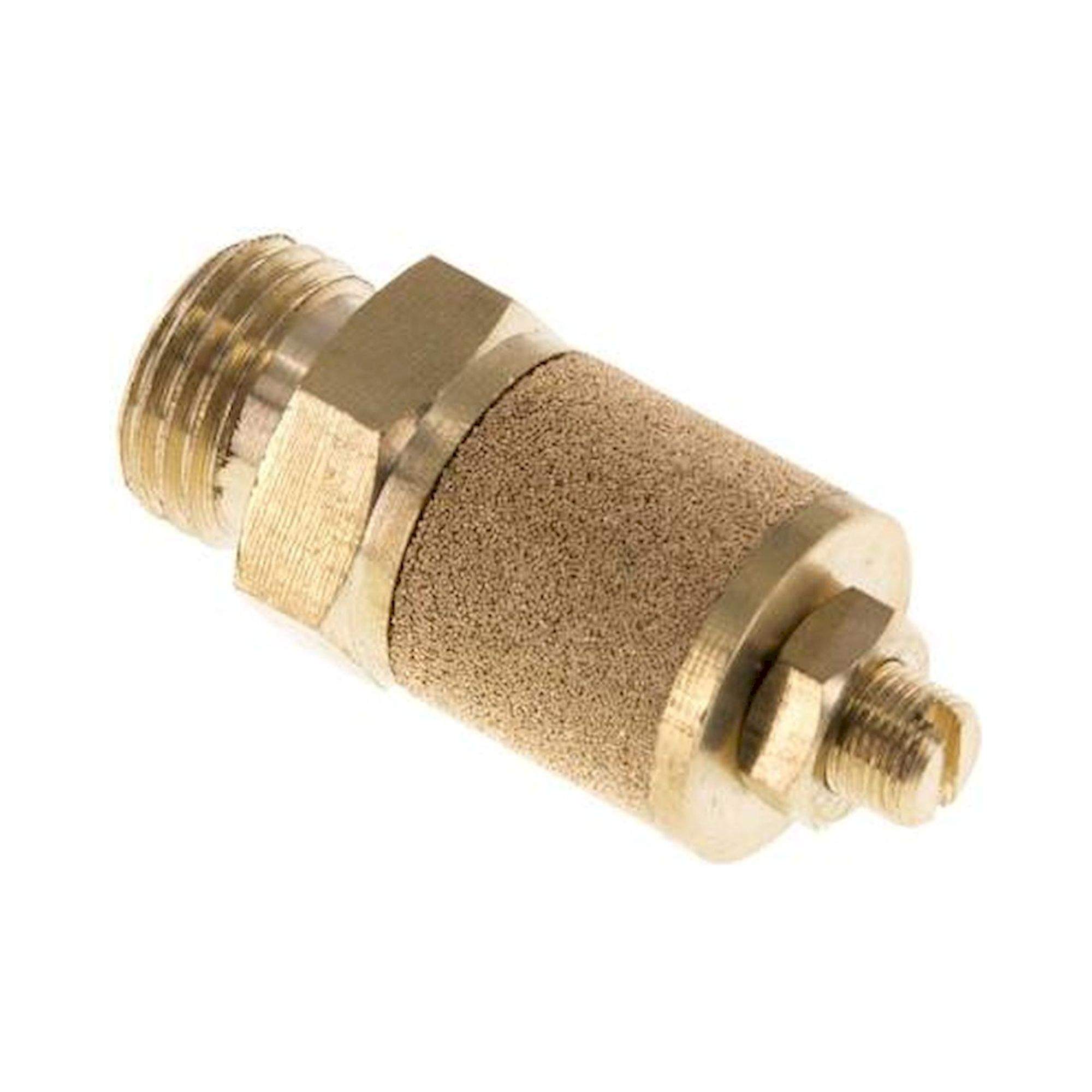 DS 14. Drosselschalldämpfer G 1/4", Messing