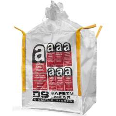 BBA90 Big Bag 90x90x110cm, beschichtet, Asbest Warndruck
