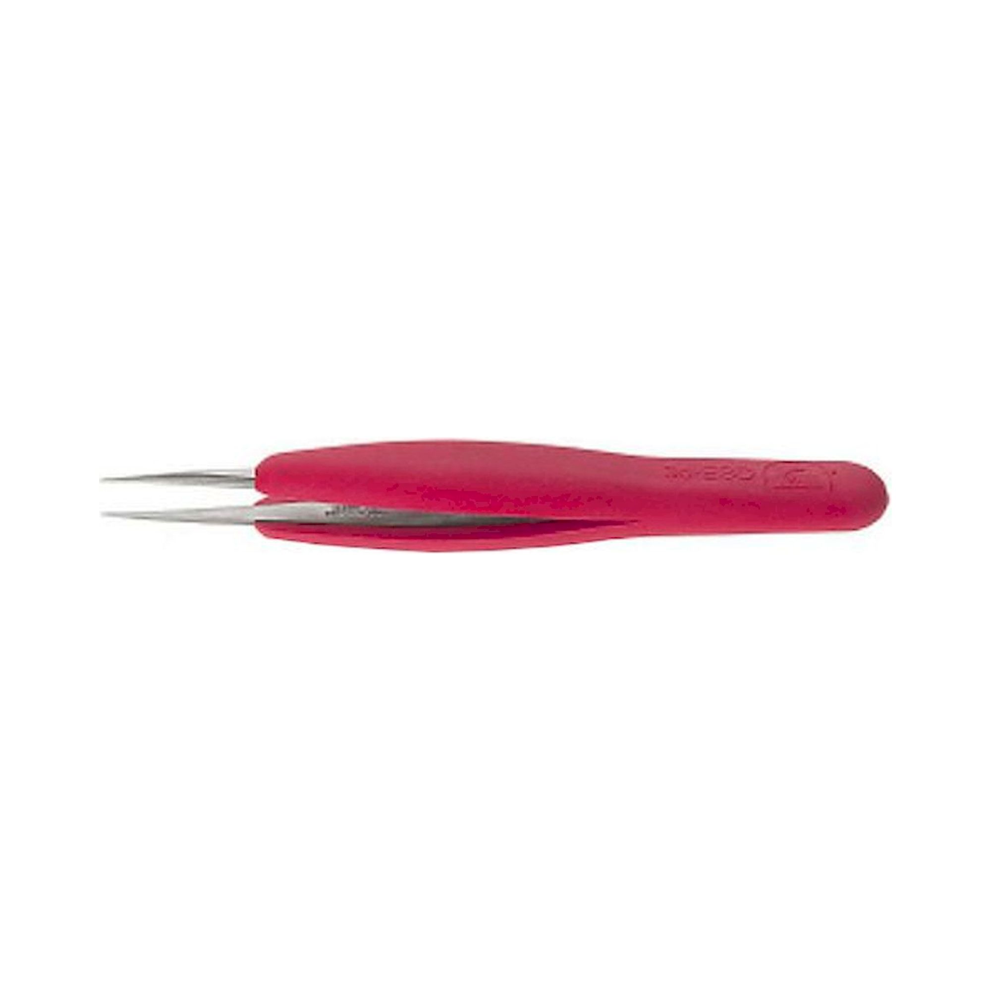 Dumont 0304-3SAESD-ET1. Tweezers Ergo ESD type 3, fine tips, amagnetic steel