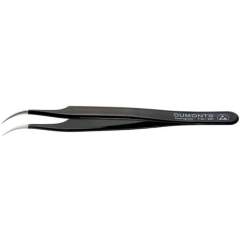 Dumont 0304-7SAESD-CO. ESD tweezers type 7, fine, sickle-shaped tips, amagnetic steel