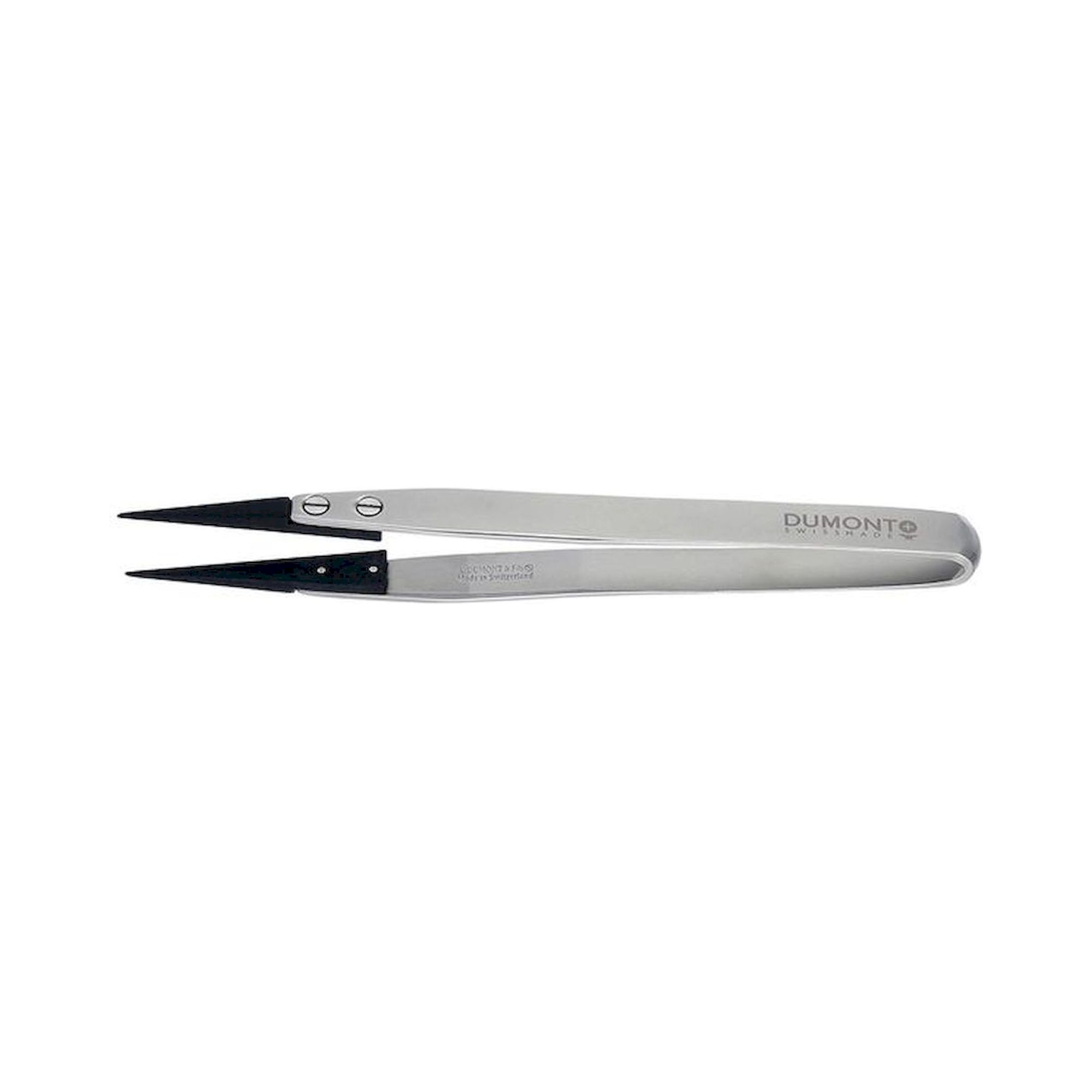 Dumont 10004-E4-SM. Tweezers WA, patented model, handling WA1 with 4-ESD tips