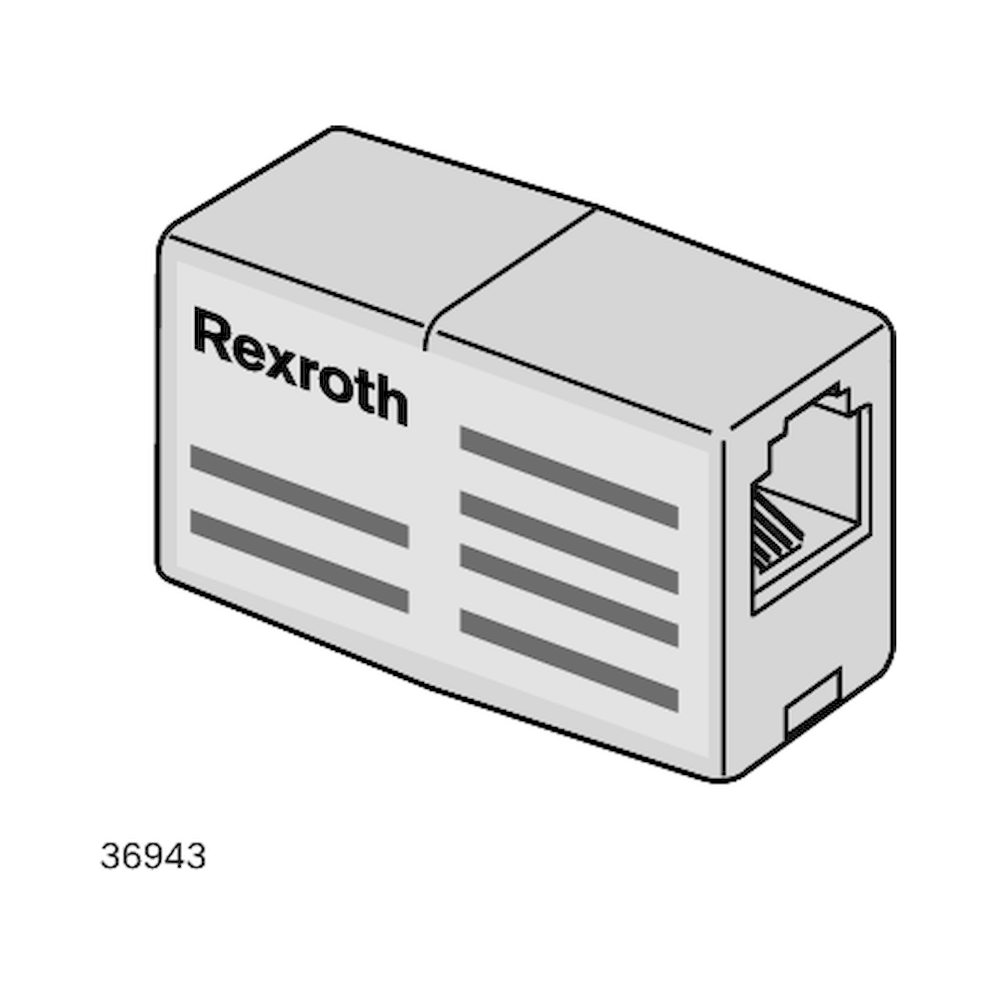 Steckverbindung für Synchronisationskabel - Bosch Rexroth 3842559943