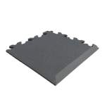 ESD PVC Fliesen-Ecke Ergocomfort FL-I-11, conductive, dark gray, 145x145 mm