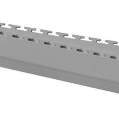 Ecotile E59.221/1. PVC Bodenrampe, grau (RAL7015), 10 mm > 1 mm, 500x90 mm, 1 Stück