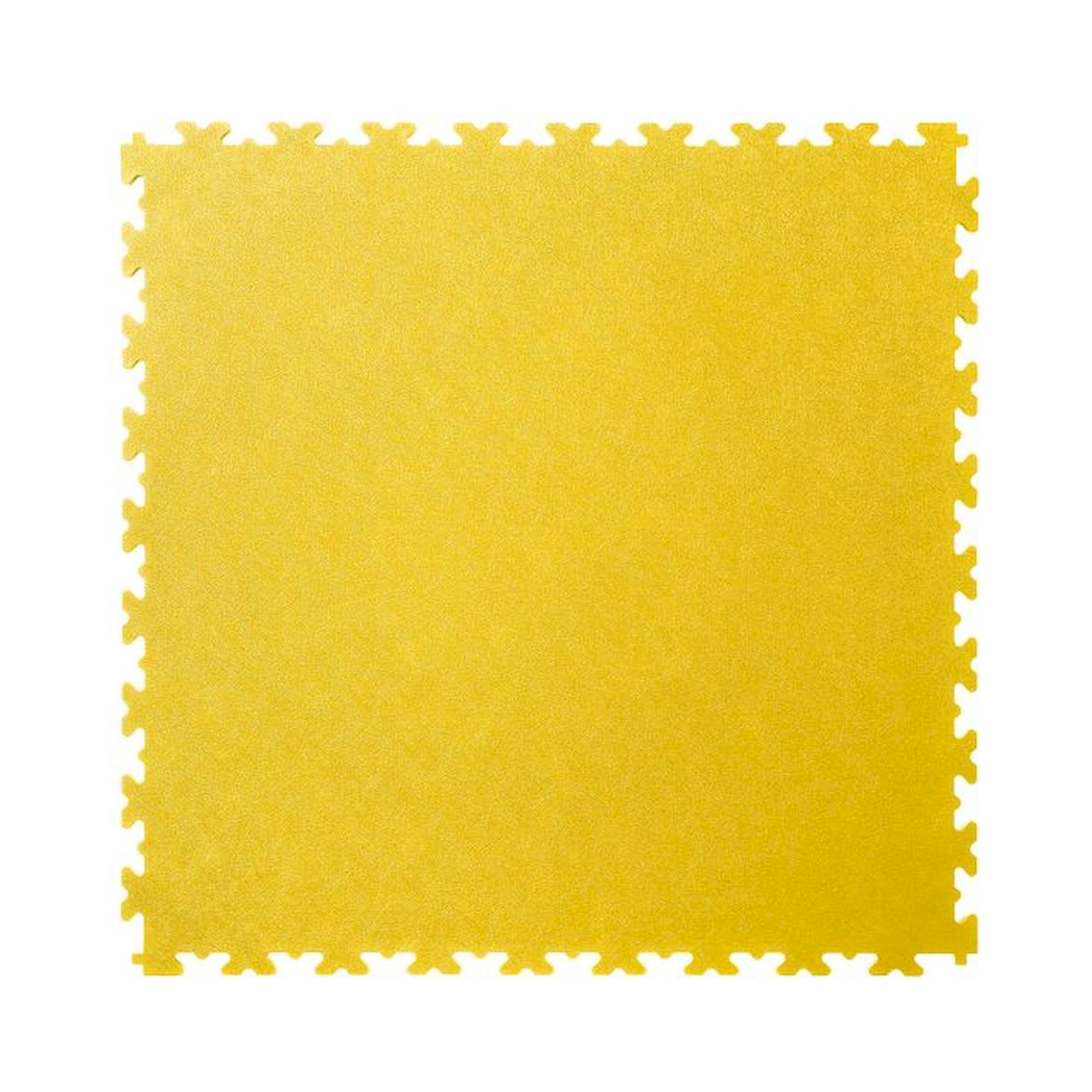 Ecotile X500-7-601. PVC Fliese X-LOG, gelb, glatt, 500x500x7 mm, 4 Stück