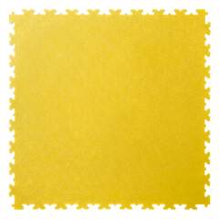 ECOTILE X500-7-601. PVC tile X-LOG, yellow, smooth, 500x500x7 mm, 4 pieces