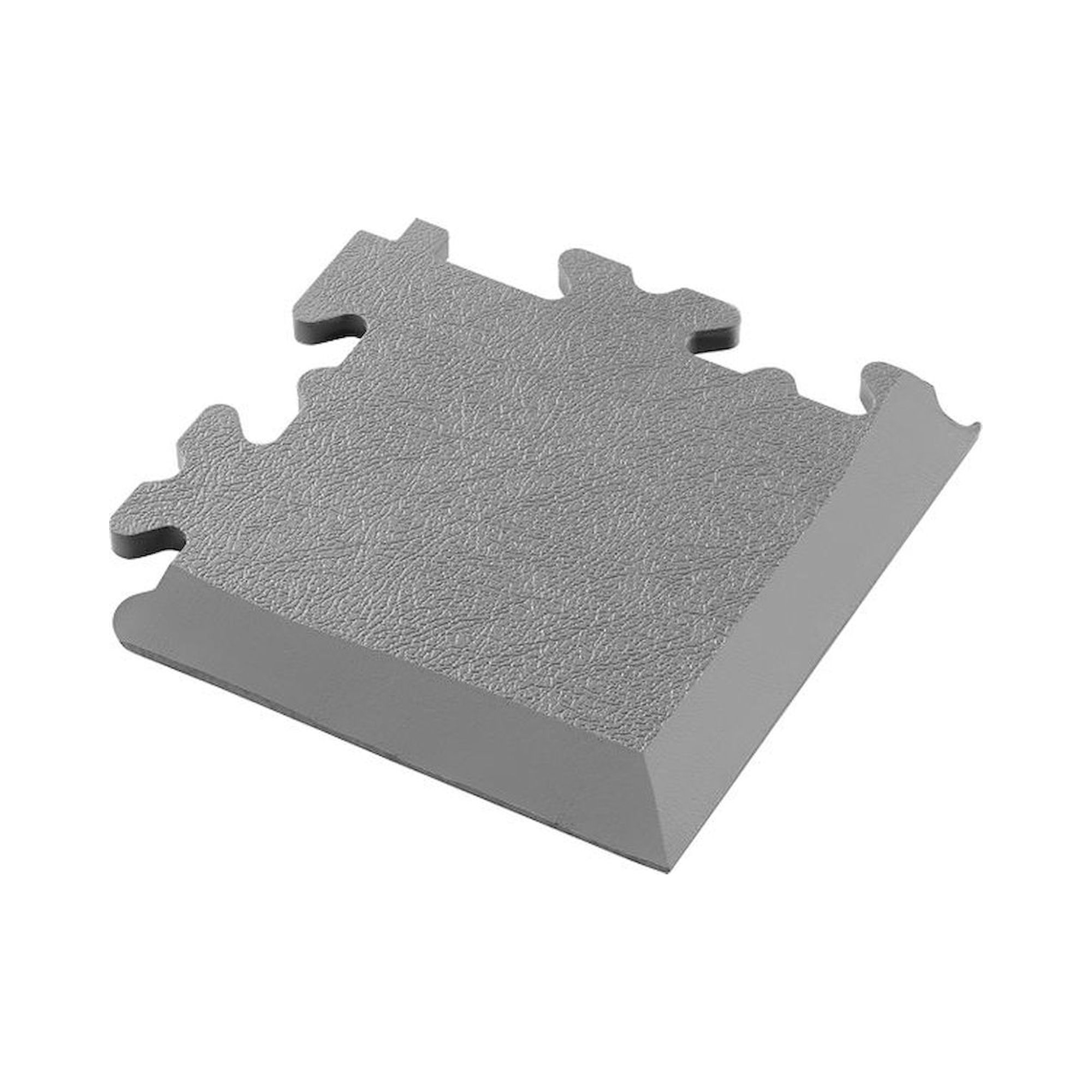 Ecotile X57.200/1. Corner ramp X-LOG X500/7, light grey, 7 mm