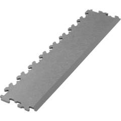 Ecotile X57.201/1. Ramp section, X-LOG, light grey, 7x497 mm