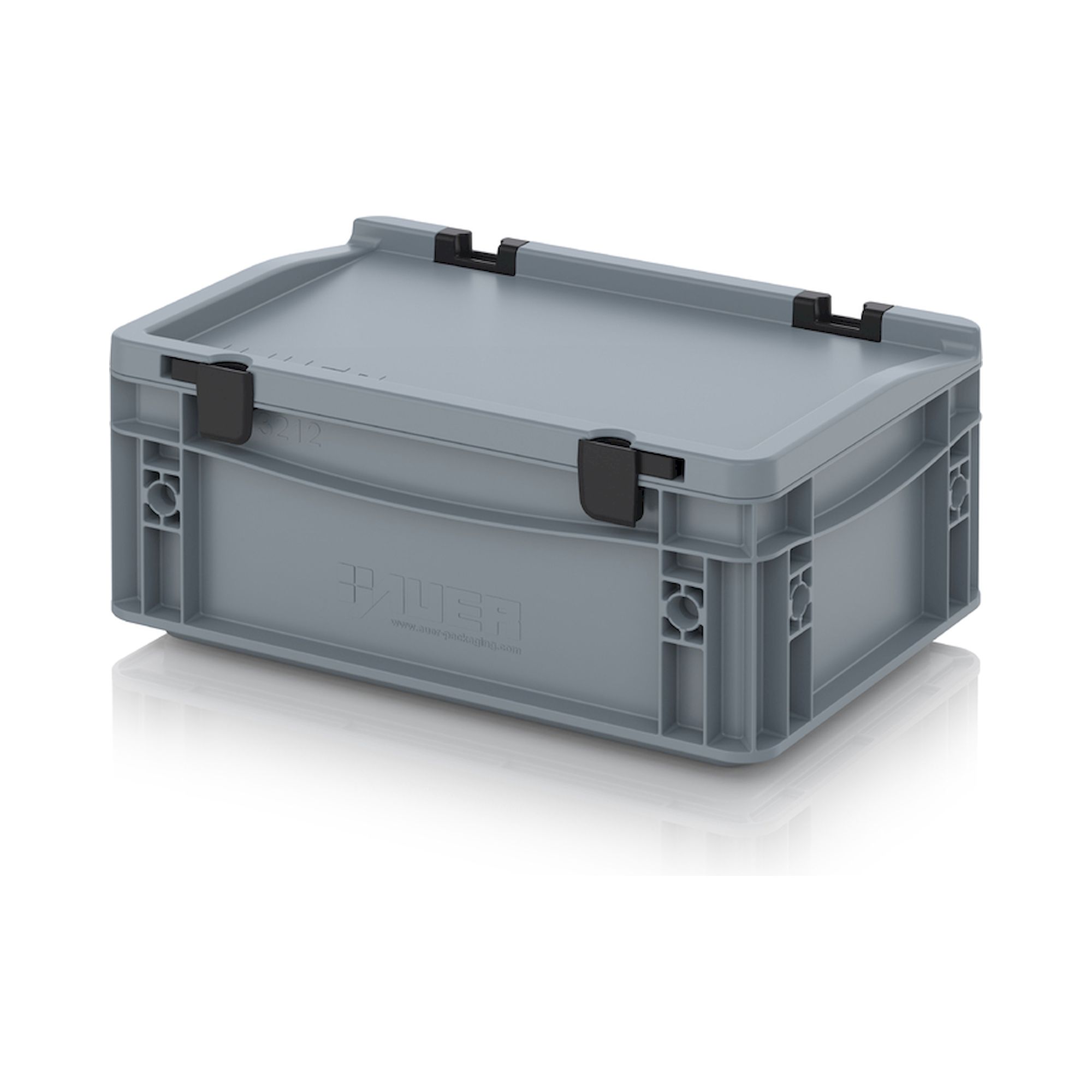 Auer ED 32/12 HG. Bacs Euro avec couvercle à charnières