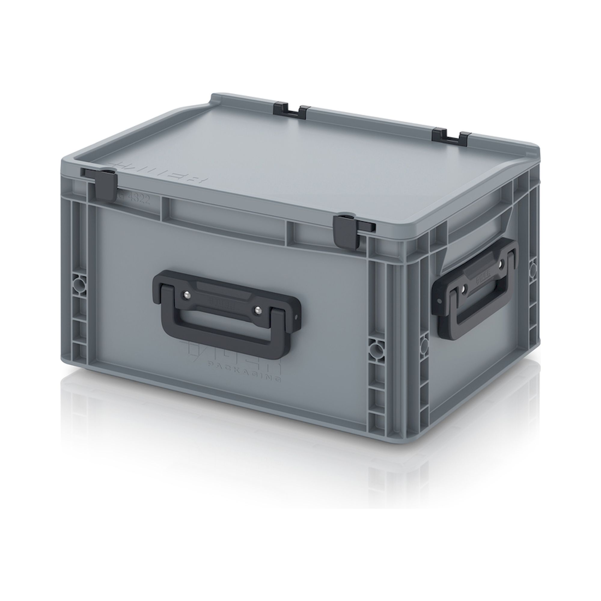 ED 43/22 HG 3G. Eurobehälter Koffer 3G, 40x30x23,5 cm