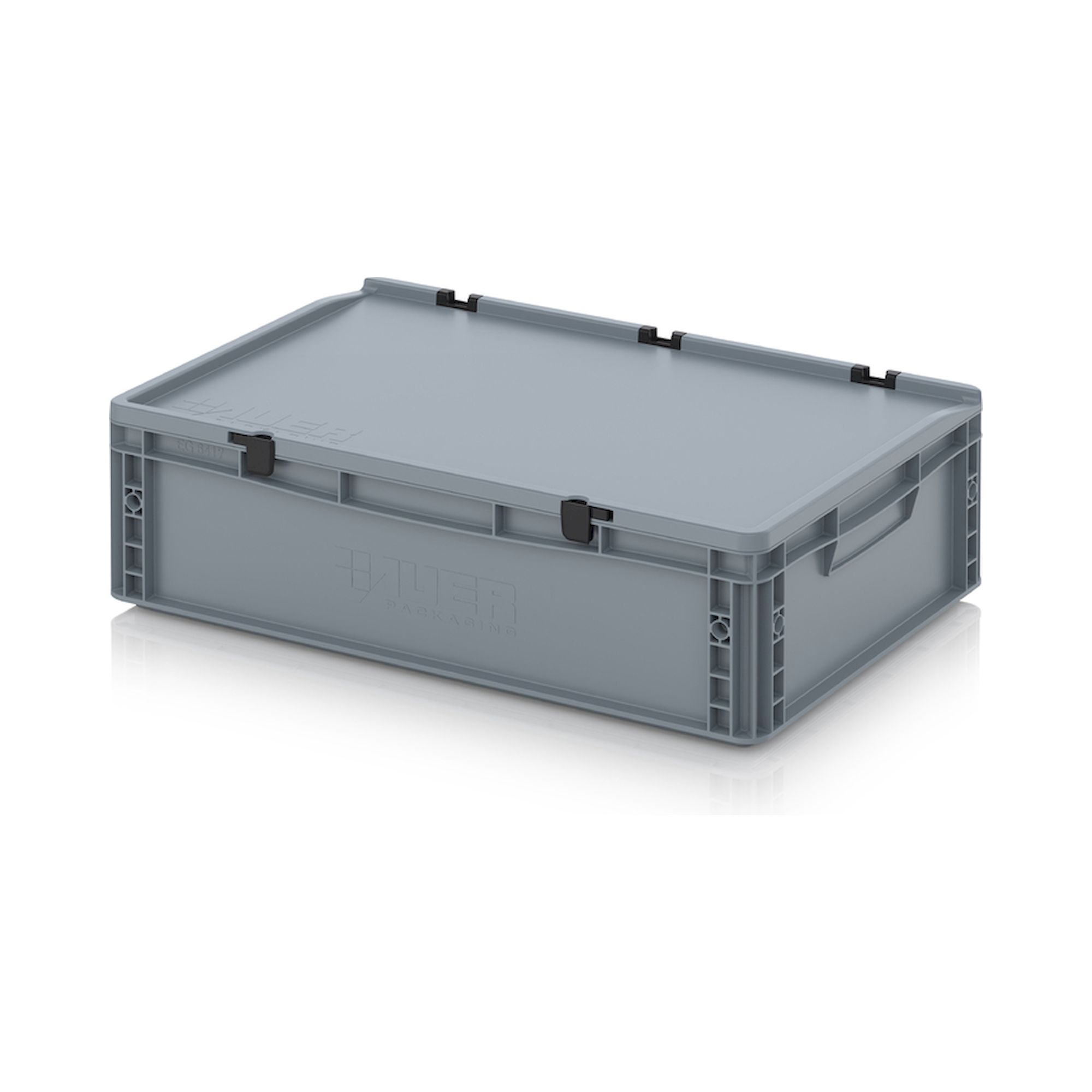 ED 64/17 HG. Euro containers with hinge lid, 60x40x18,5 cm