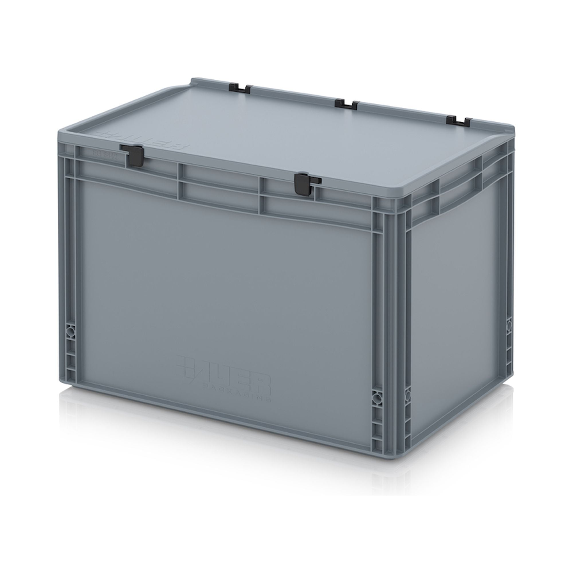 ED 64/42 HG. Euro containers with hinge lid, 60x40x43,5 cm