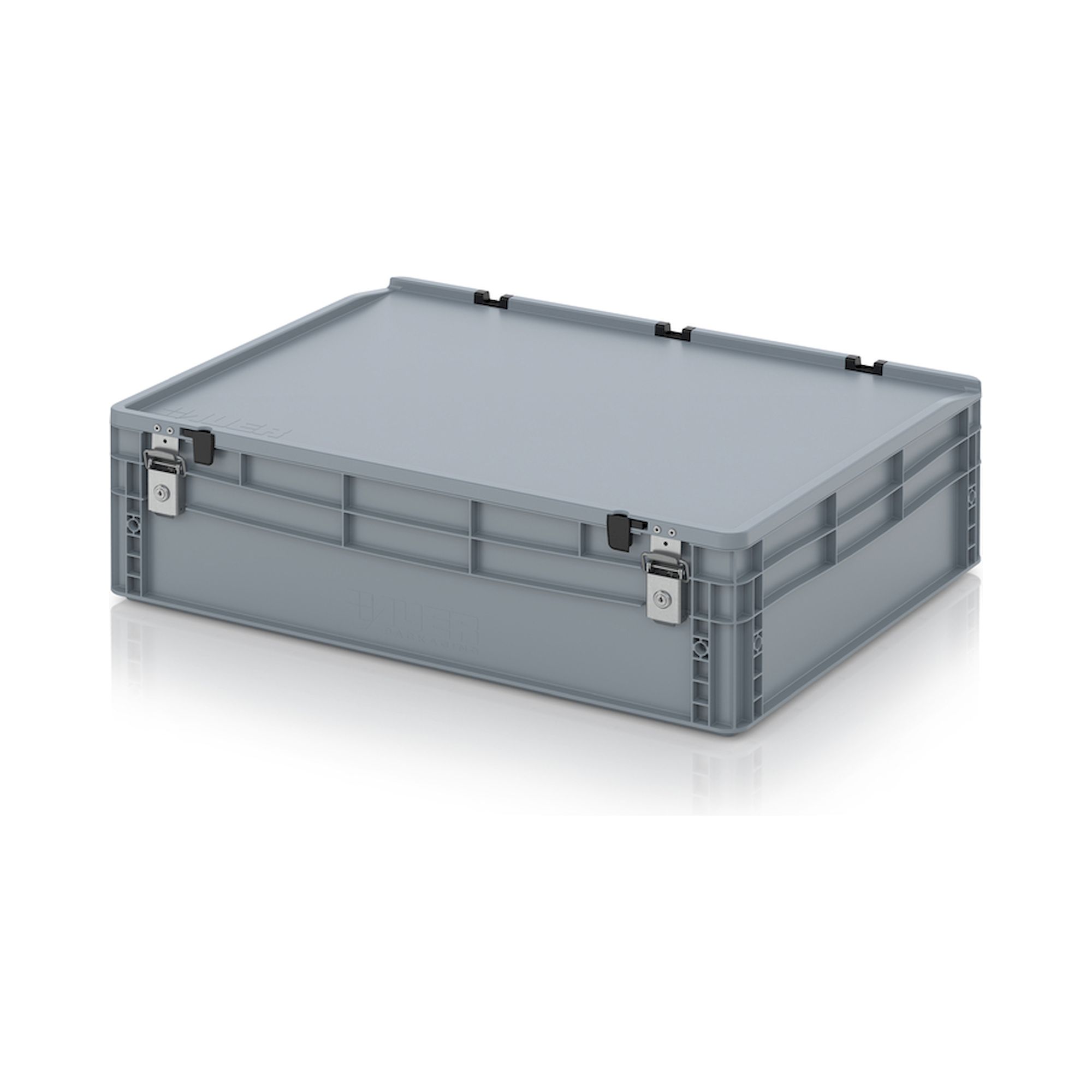 ED 86/22 HG 2S. Abschließbare Eurobehälter, 80x60x23,5 cm