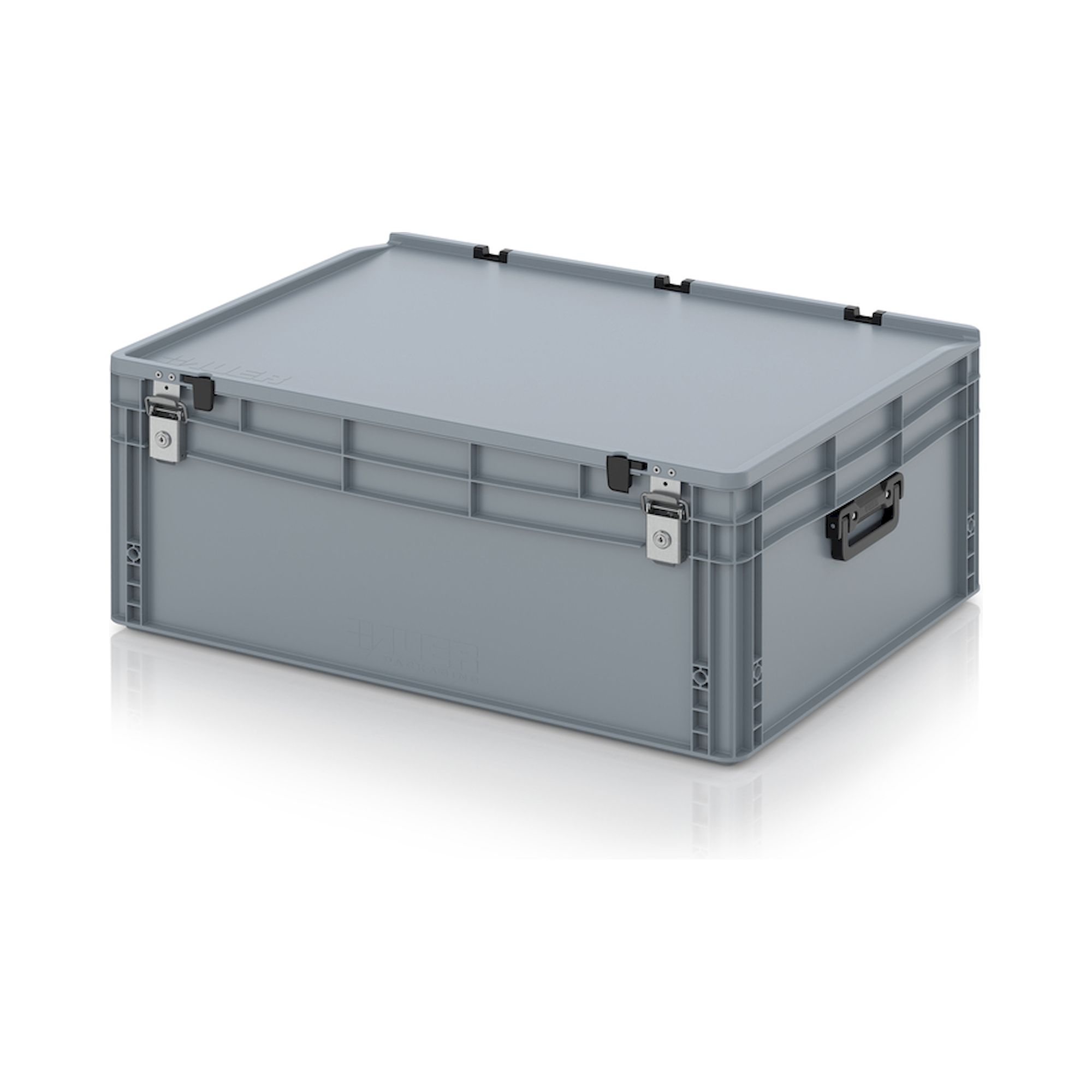 ED 86/32 HG 2G 2S. Eurobehälter Koffer mit Verschließsystem 2G, 80x60x33,5 cm