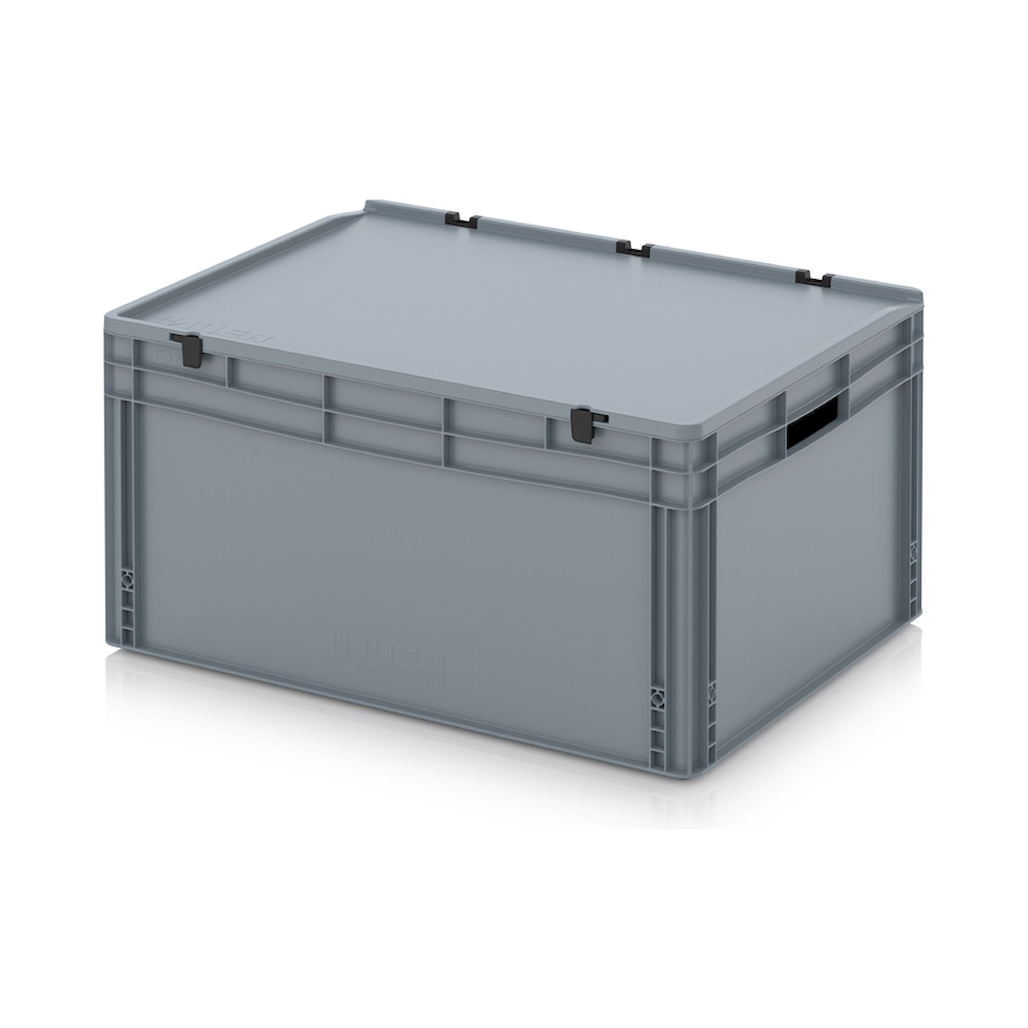 ED 86/42. Euro containers with hinge lid, 80x60x43,5 cm