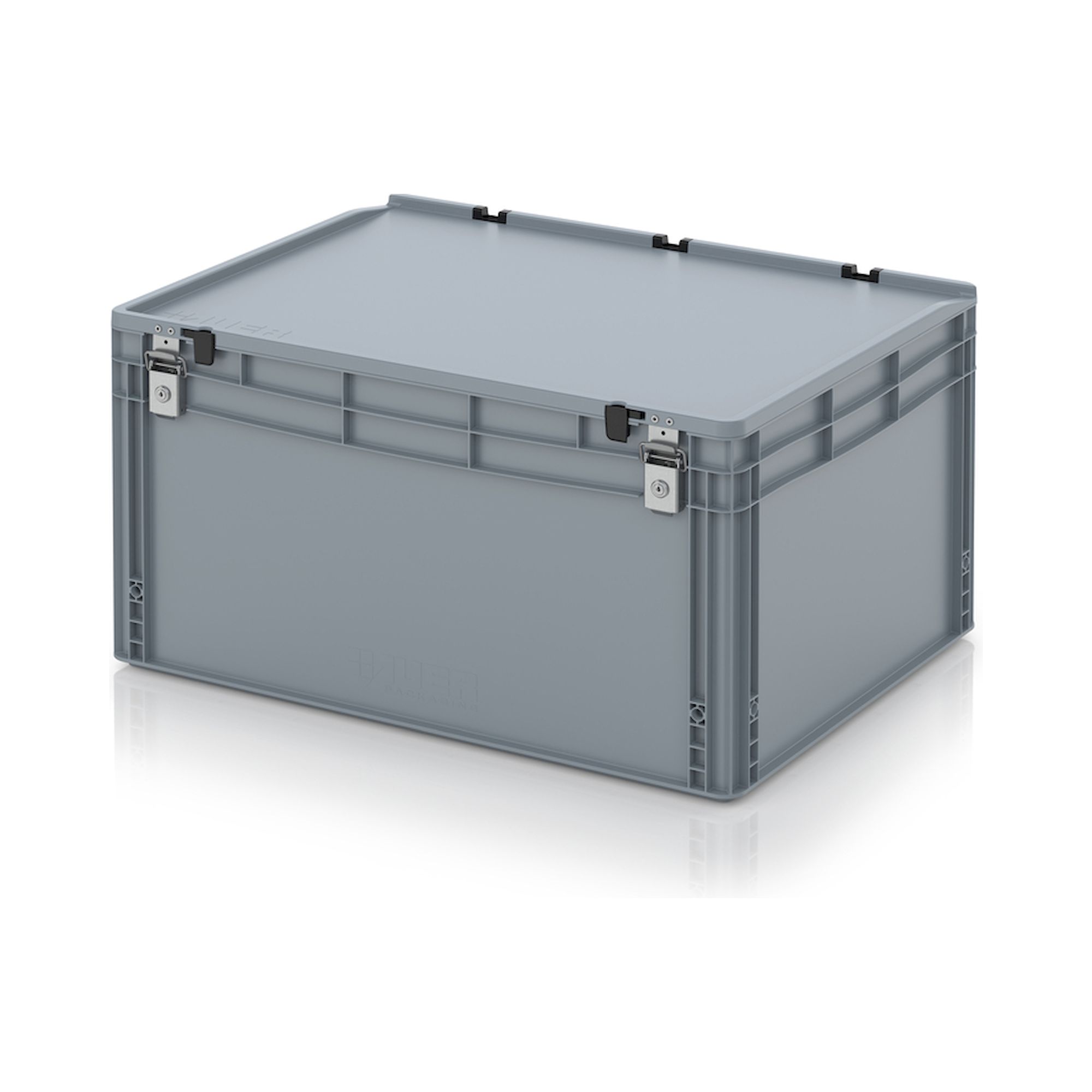 ED 86/42 HG 2S. Abschließbare Eurobehälter, 80x60x43,5 cm