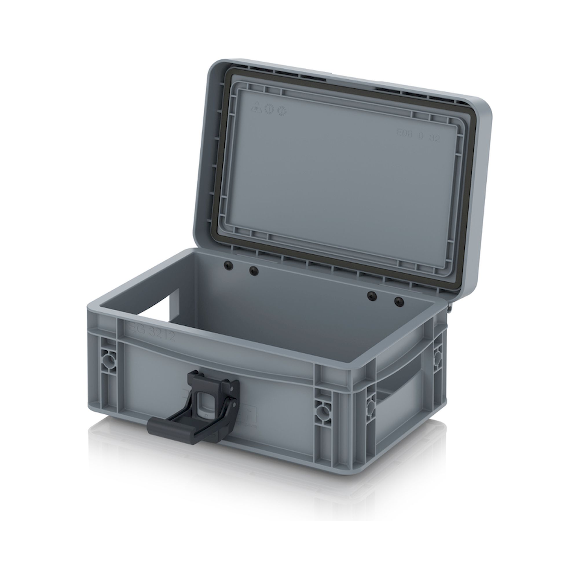 Auer EDP 32/12. Eurobehälter mit Scharnierdeckel Pro