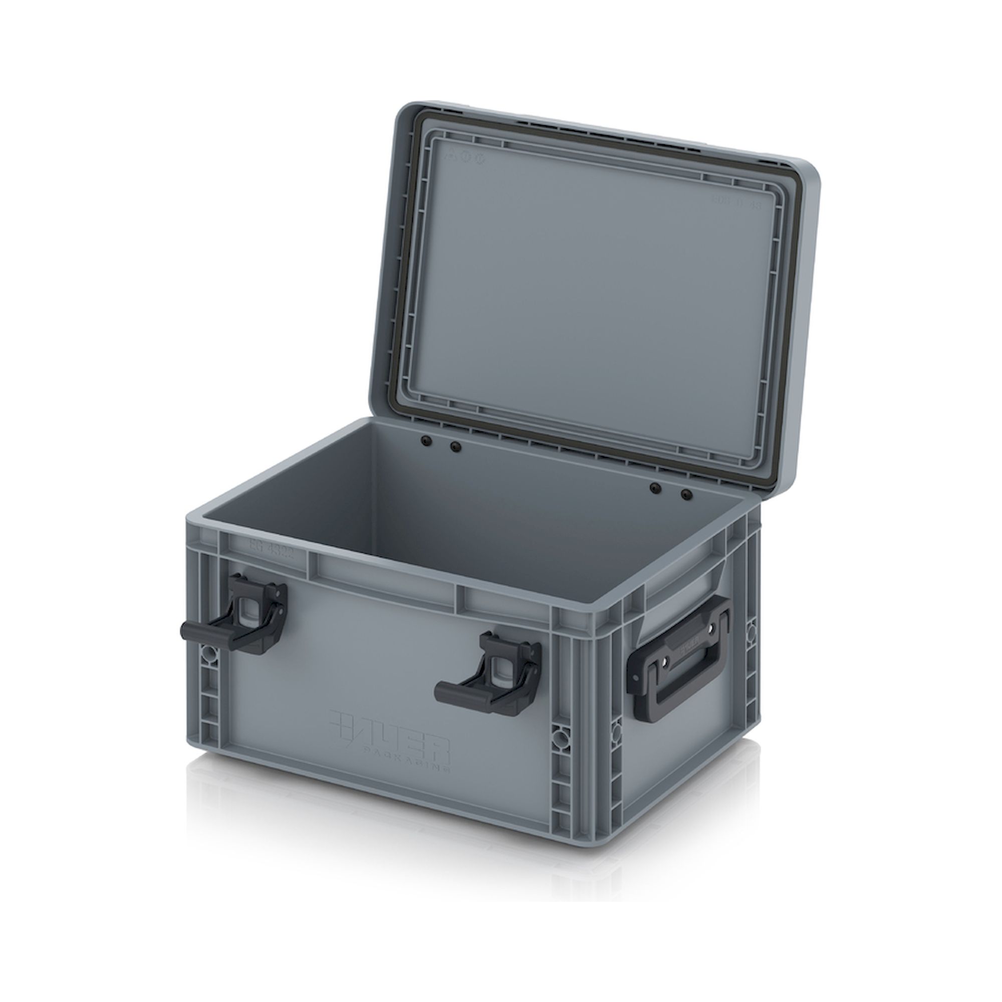 Auer EDP 43/22 HG 2G. Bacs Euro avec couvercle à charnières Pro