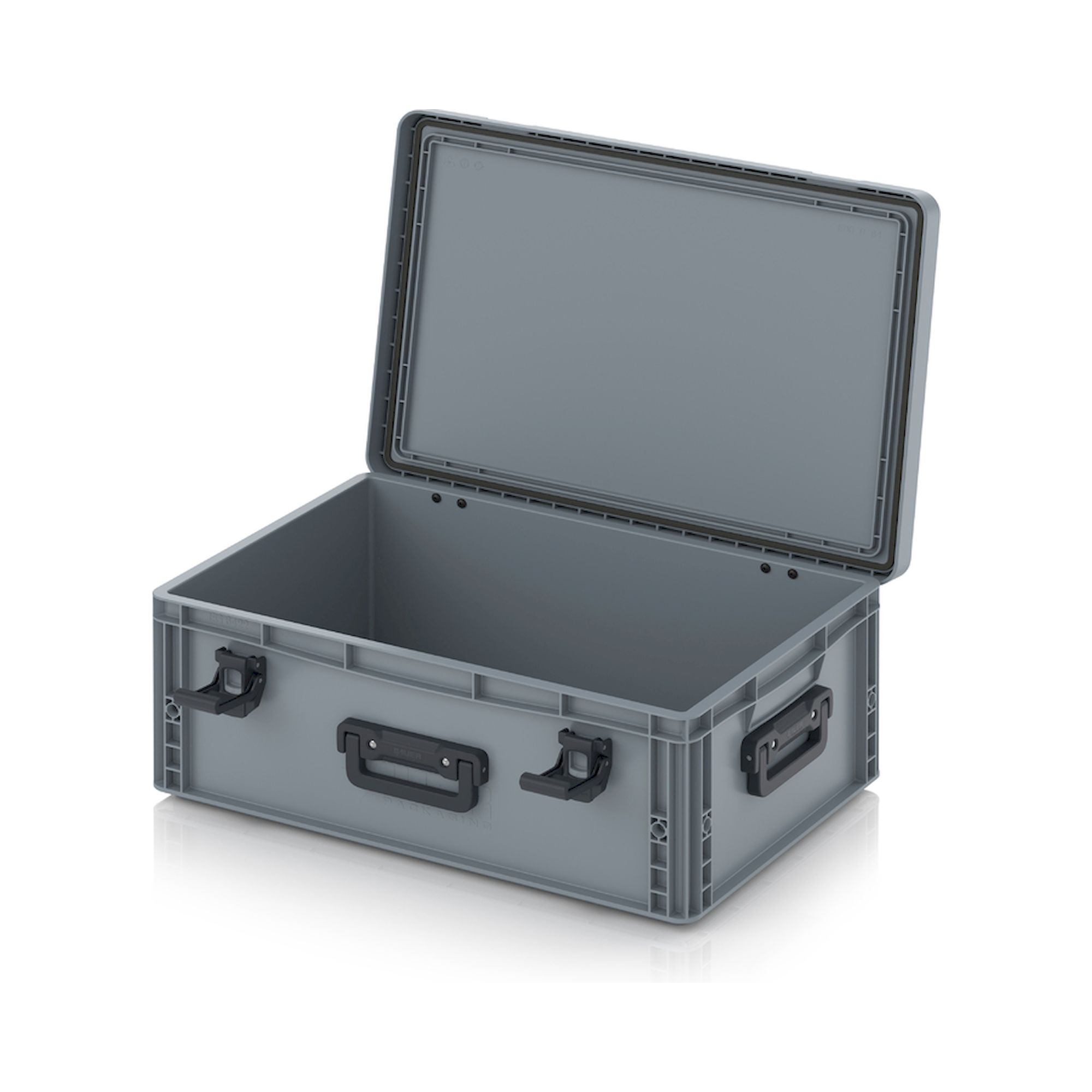 EDP 64/22 HG 2G. Eurobehälter mit Scharnierdeckel Pro, 60x40x23,5 cm