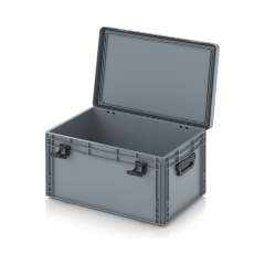 EDP 64/32 HG 2G. Eurobehälter mit Scharnierdeckel Pro, 60x40x33,5 cm