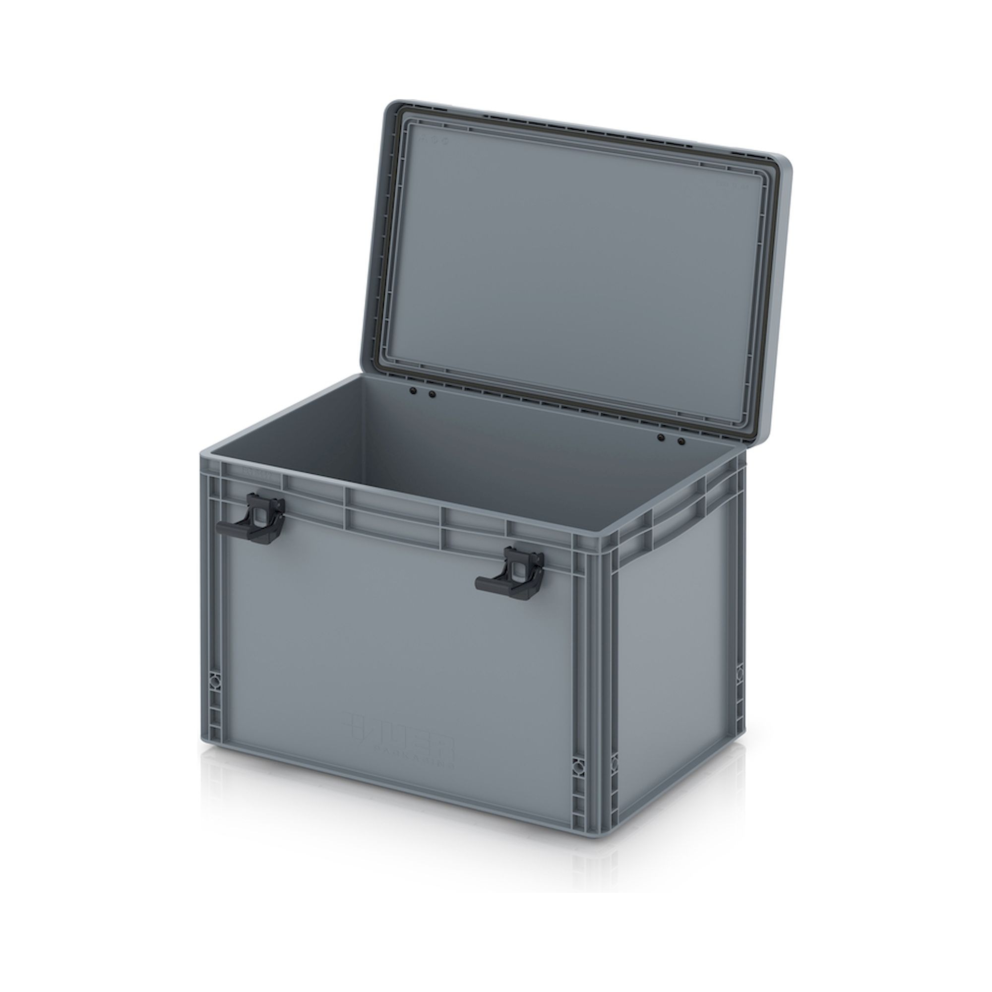 EDP 64/42 HG. Eurobehälter mit Scharnierdeckel Pro, 60x40x43,5 cm