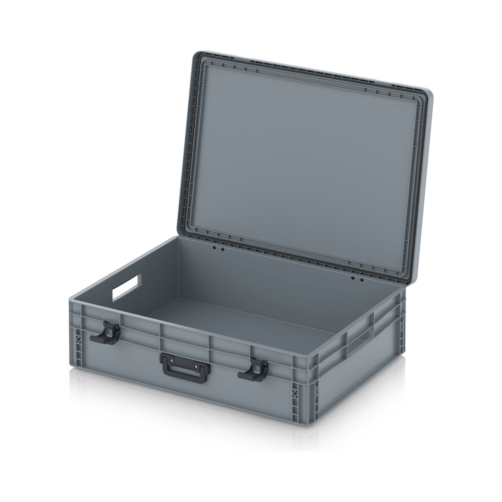 Auer EDP 86/22 1G. Eurobehälter mit Scharnierdeckel Pro