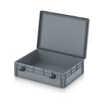 Auer EDP 86/22 HG. Eurobehälter mit Scharnierdeckel Pro