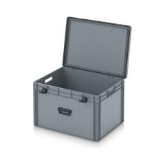 Auer EDP 86/52 1G. Eurobehälter mit Scharnierdeckel Pro