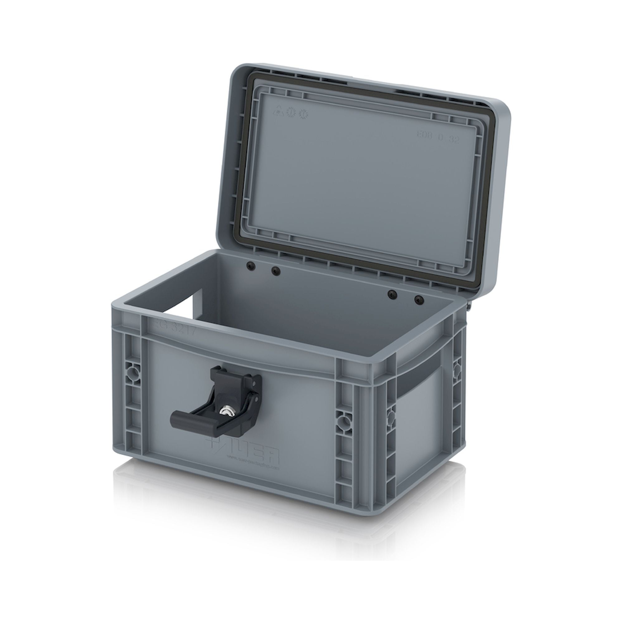 Auer EDP S 32/17. Eurobehälter mit Scharnierdeckel Pro