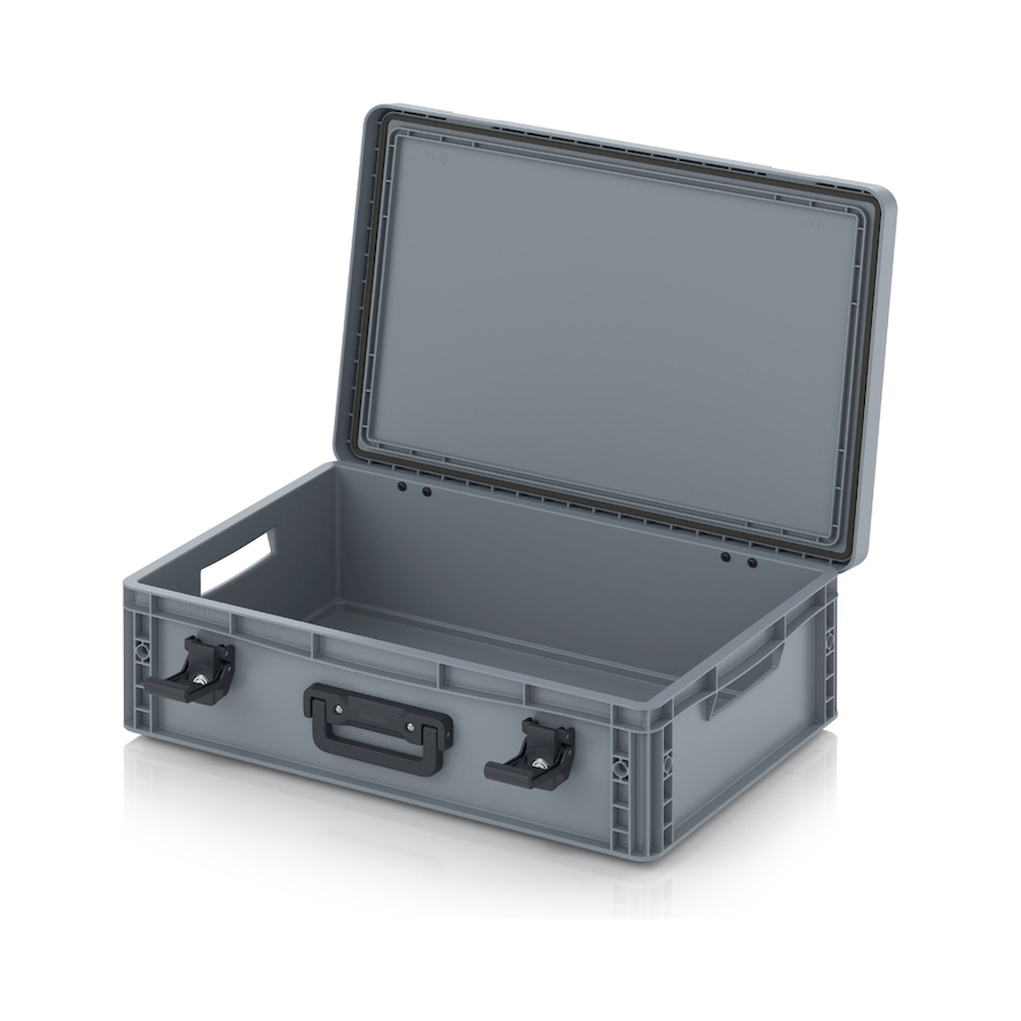 EDP S 64/17 1G. Eurobehälter mit Scharnierdeckel Pro, 60x40x18,5 cm