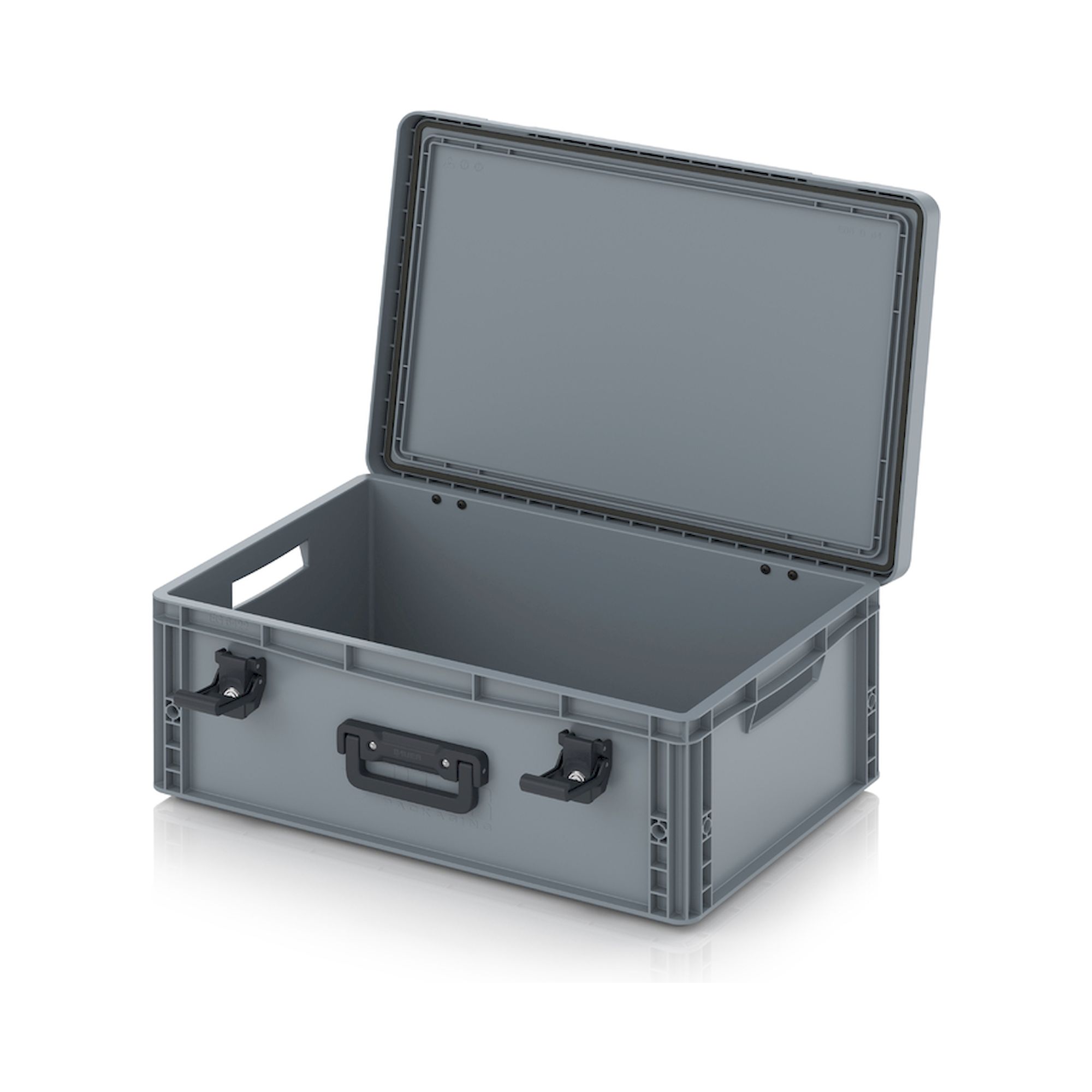 EDP S 64/22 1G. Eurobehälter mit Scharnierdeckel Pro, 60x40x23,5 cm