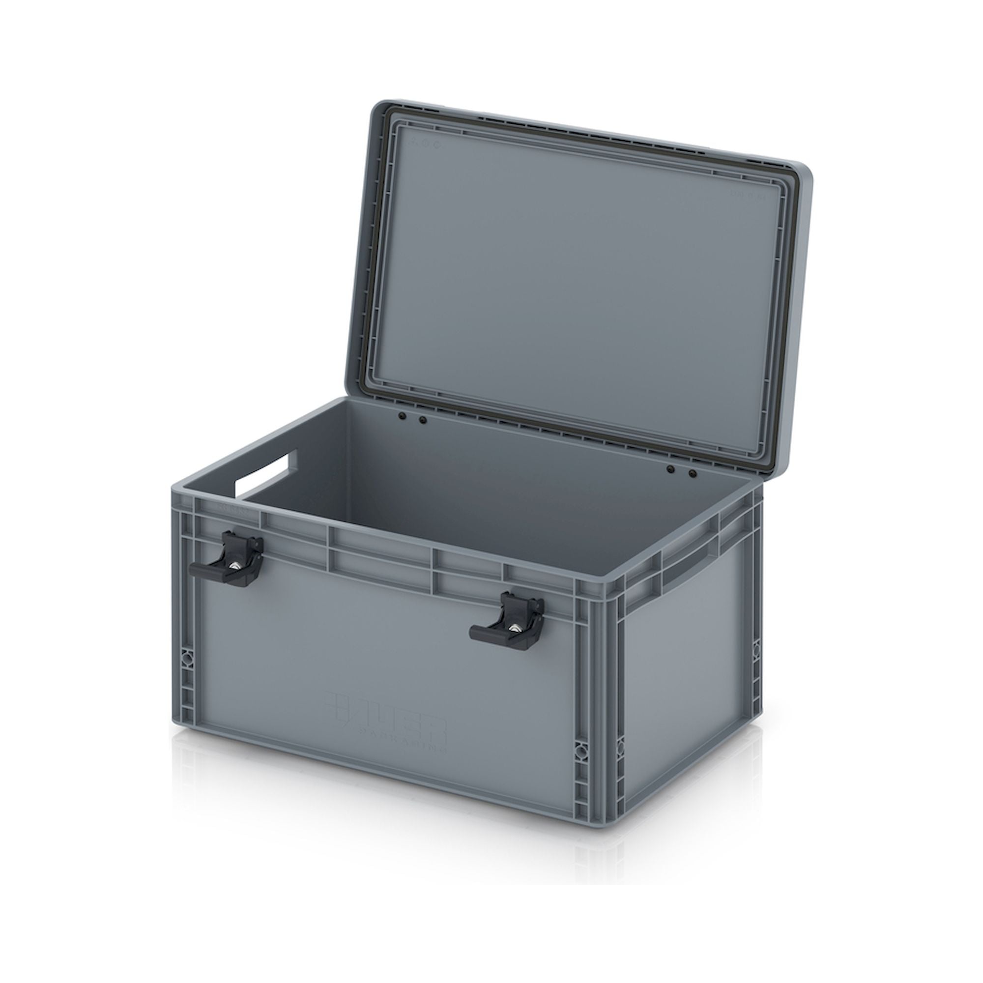 EDP S 64/32. Eurobehälter mit Scharnierdeckel Pro, 60x40x33,5 cm